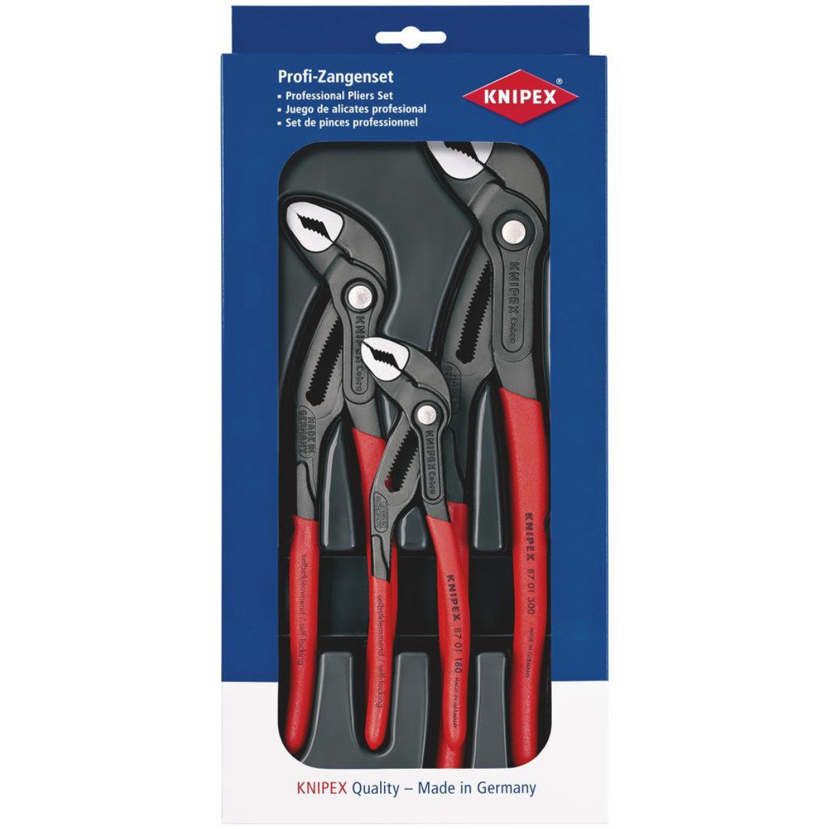 Knipex 00 20 09 V02 Cobra Set, 3 Parts 81572