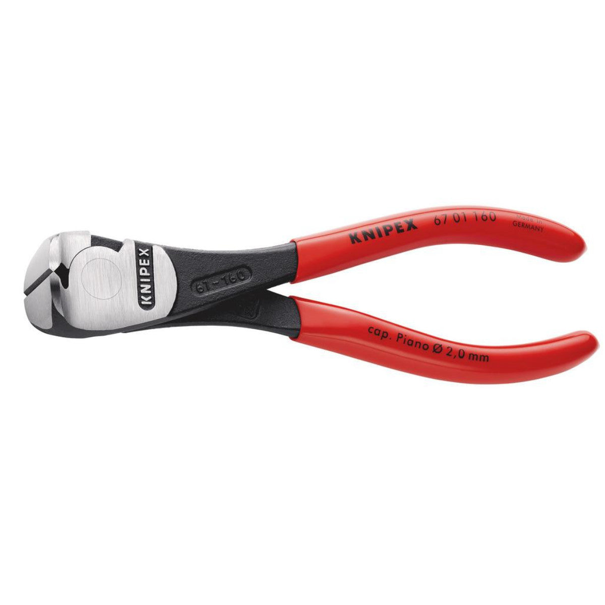 Knipex 67 01 160 SBE High Leverage End Cutting Nippers, 160mm 81709