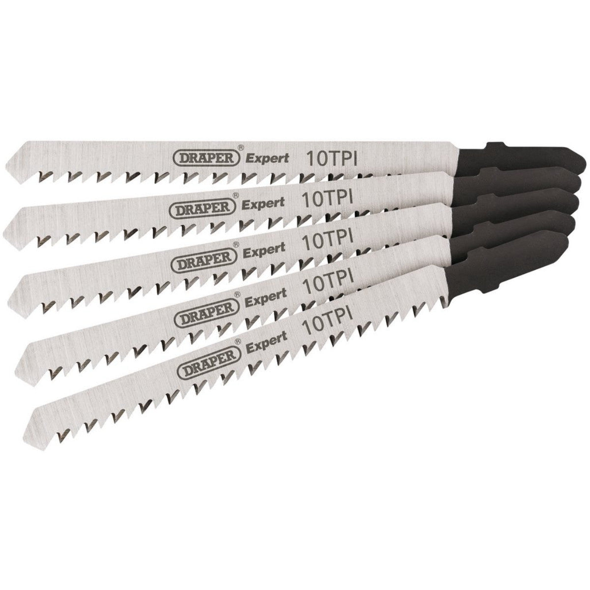 Draper Expert DT101BR Jigsaw Blade Set, 100mm (5 Piece) 81718