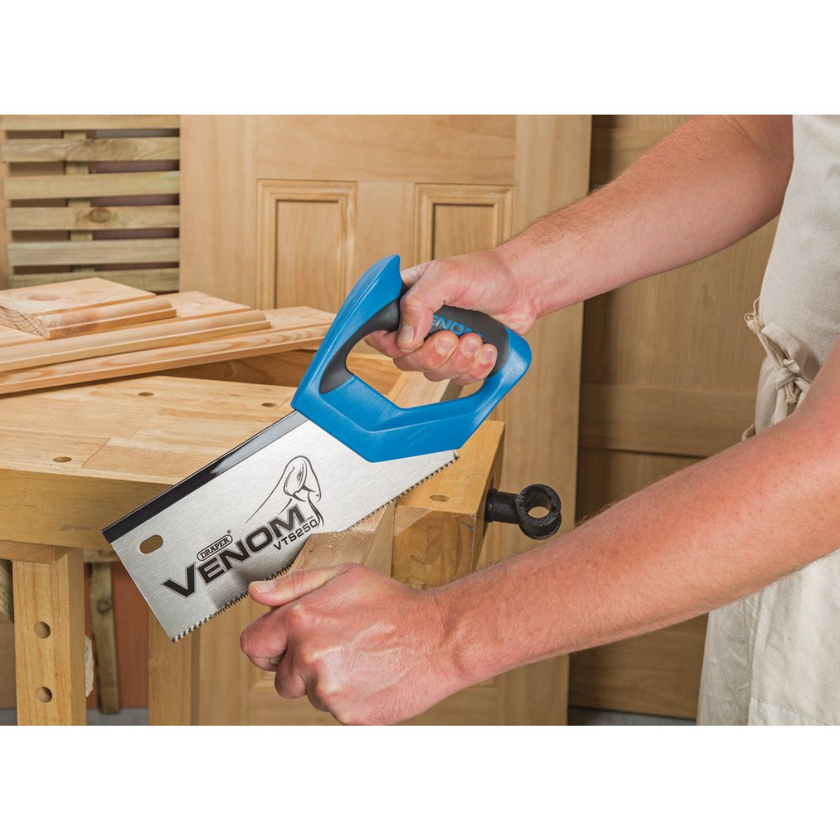 Draper Venom Double Ground Tenon Saw, 250mm, 11tpi/12ppi 82199