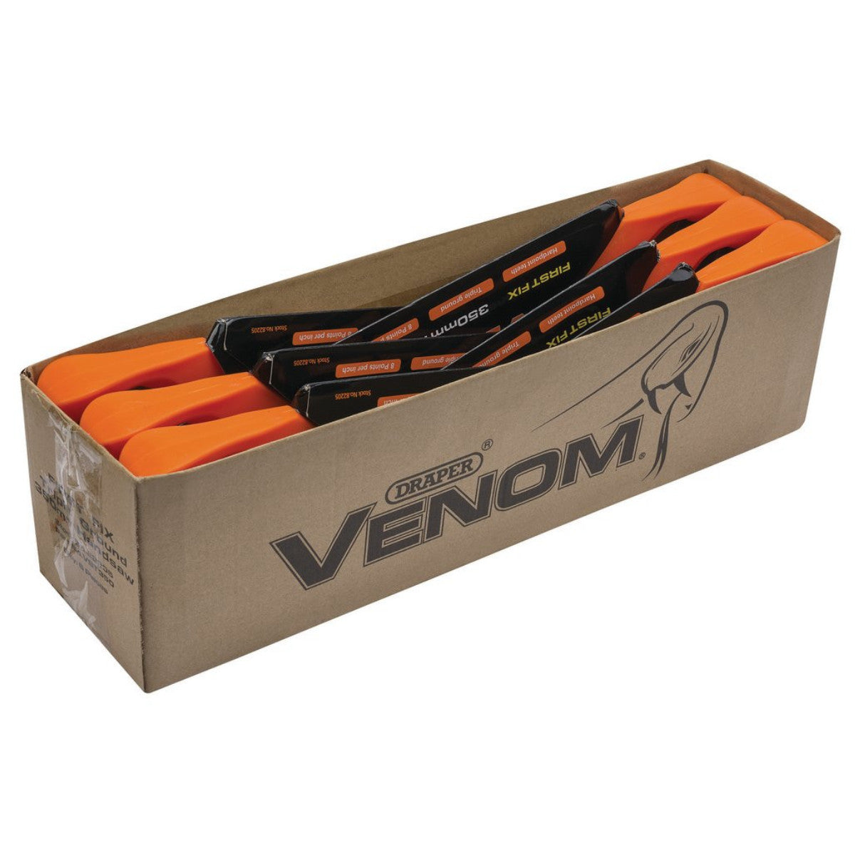 Draper Venom First Fix Triple Ground Tool Box Saw, 350mm, 7tpi/8ppi 82205