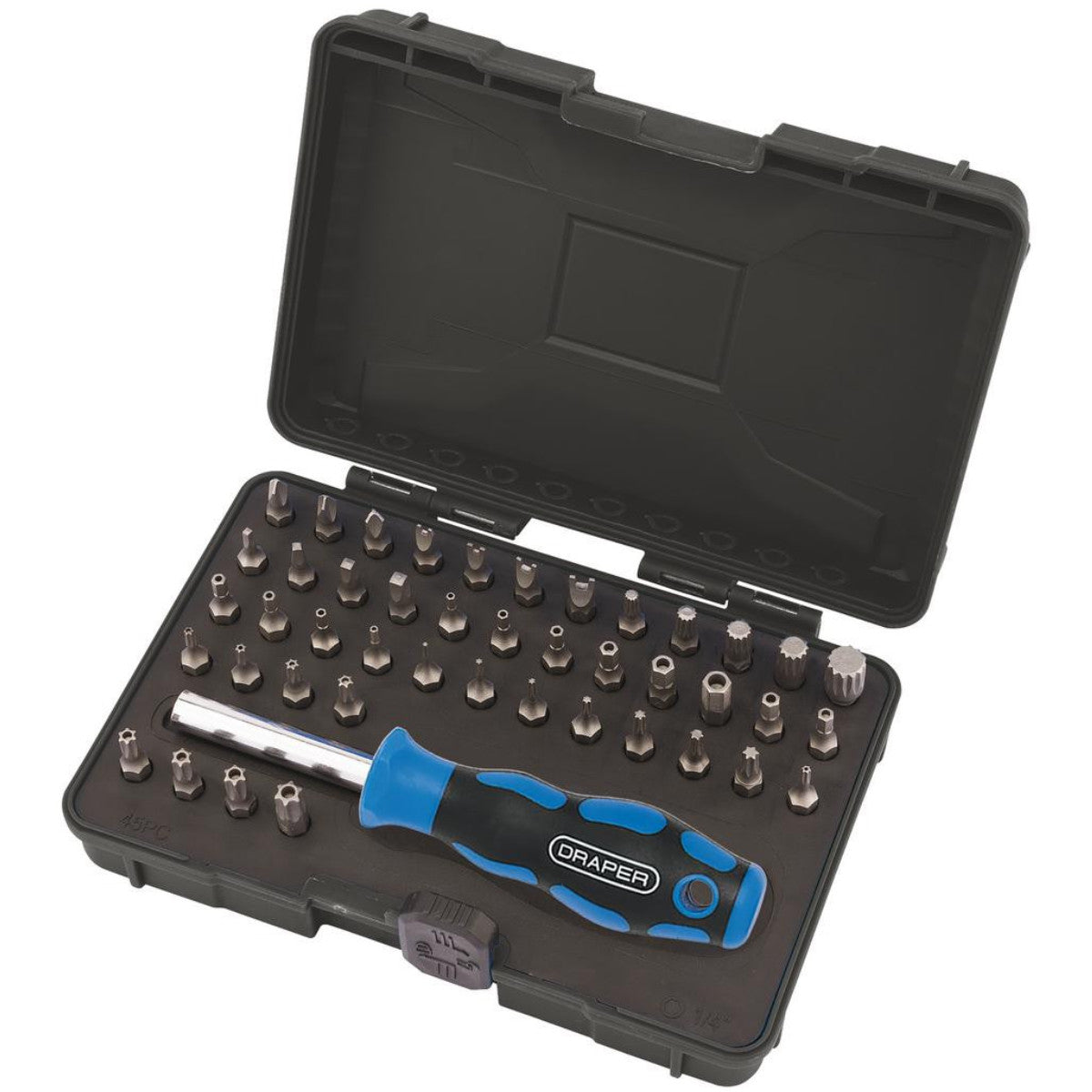 Draper Security Screwdriver Bit and Driver Set (45 Piece) 82399