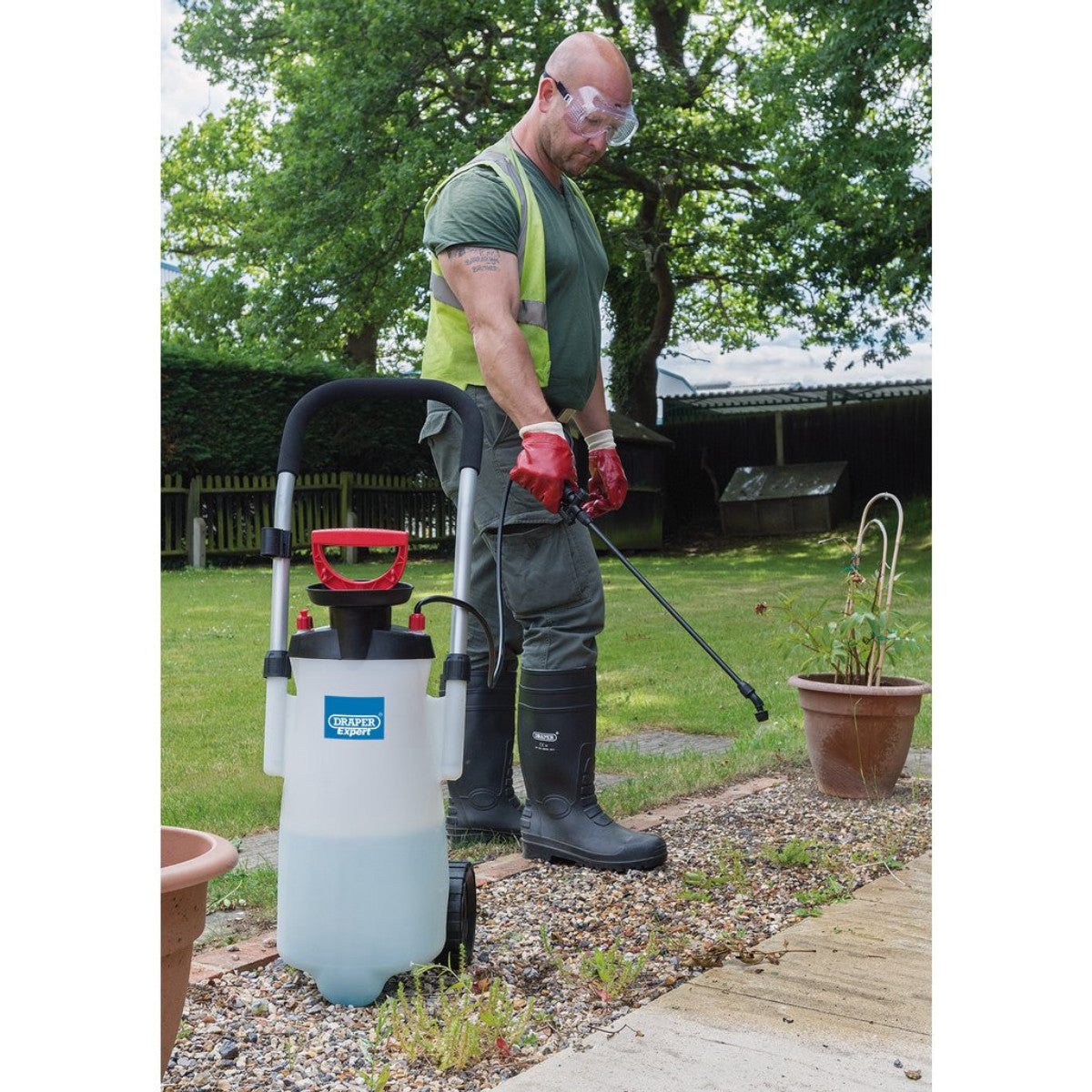 Draper Expert EPDM Trolley Pump Sprayer, 15L 82583