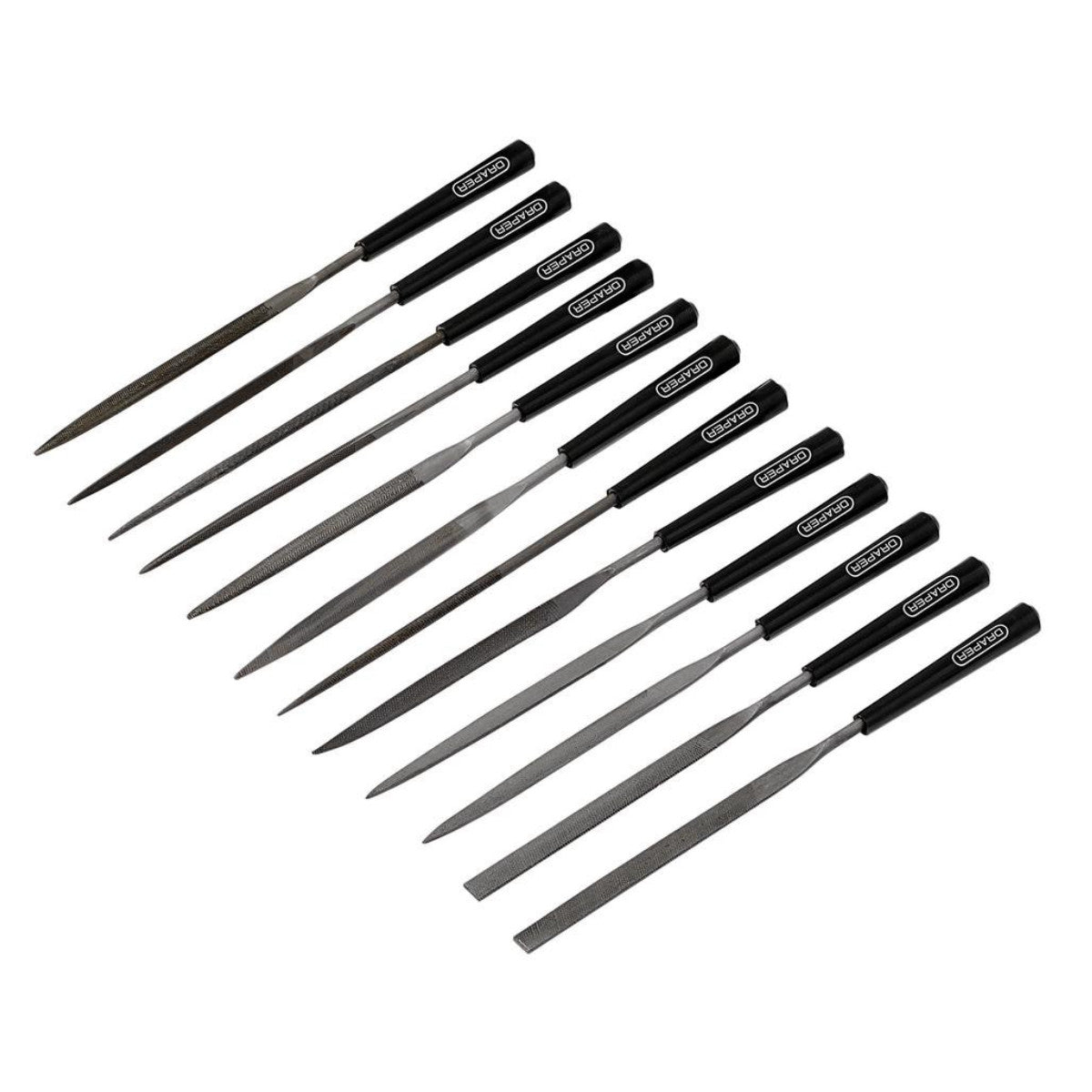 Draper Needle File Set, 140mm (12 Piece) 82640