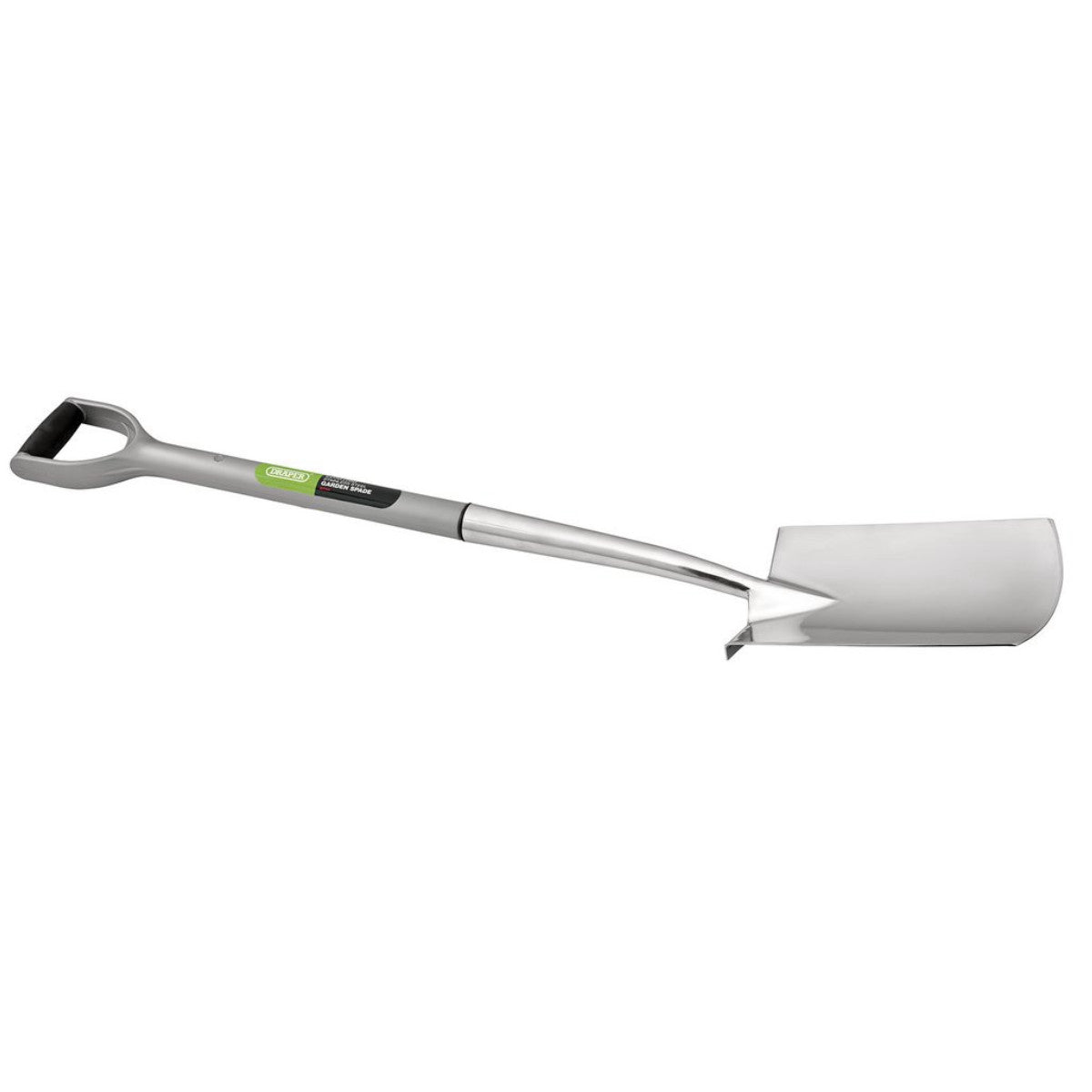Draper Extra Long Stainless Steel Garden Spade with Soft Grip 83754