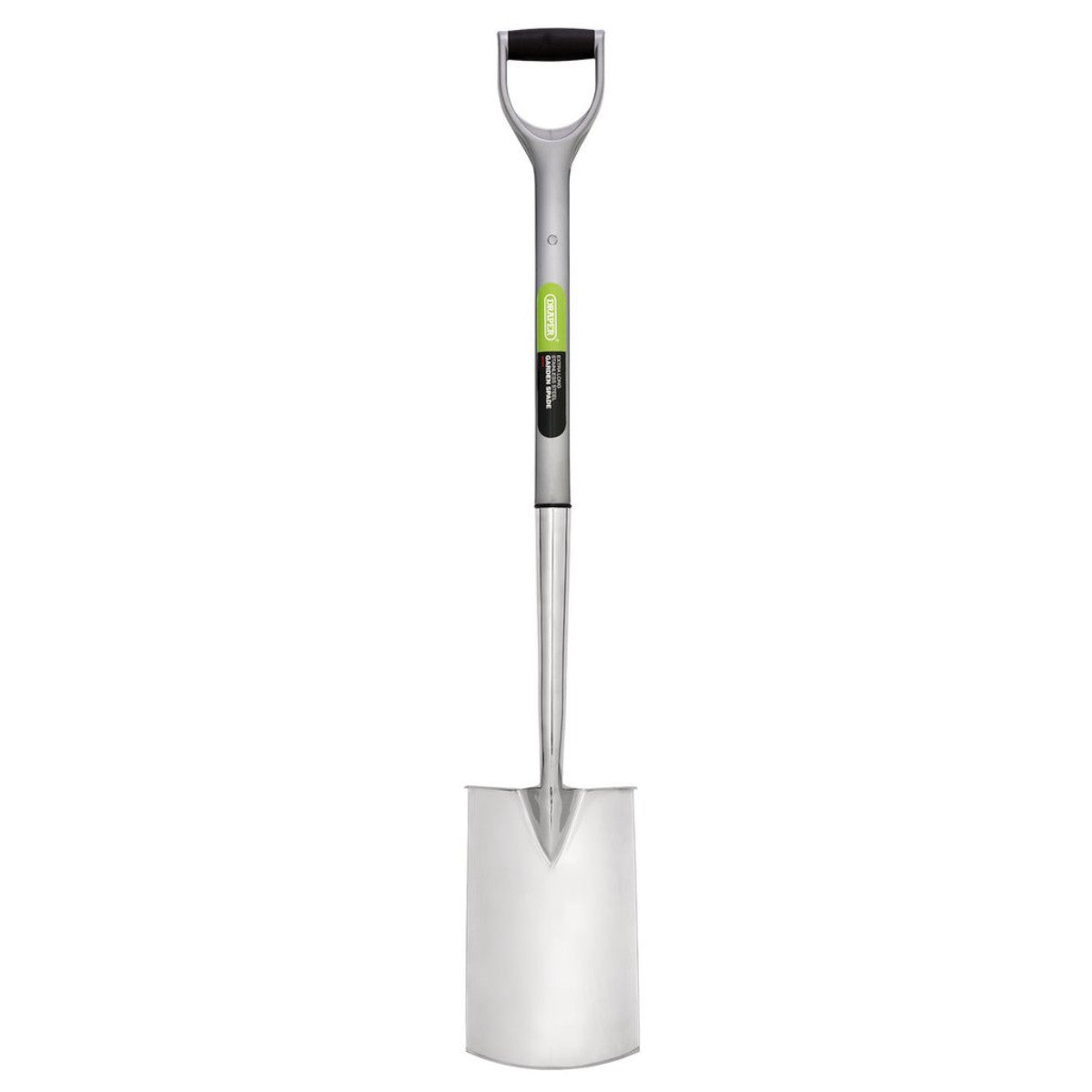 Draper Extra Long Stainless Steel Garden Spade with Soft Grip 83754