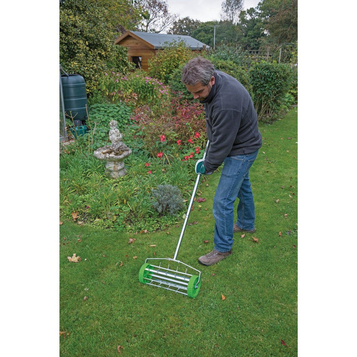Draper Rolling Lawn Aerator Spiked Drum, 450mm 83983