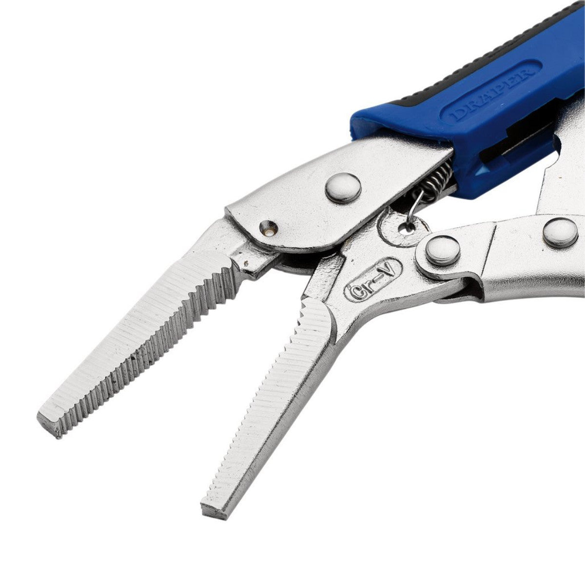 Draper Soft Grip Long Nose Self Grip Pliers, 165mm 89126