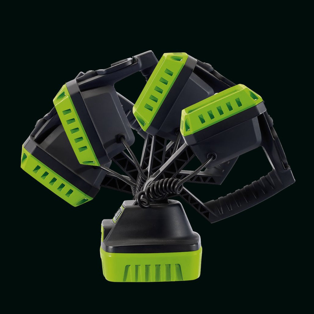Draper COB LED Rechargeable Work Light, 10W, 1,000 Lumens, Green, 2 x 2.2Ah Batteries 90033