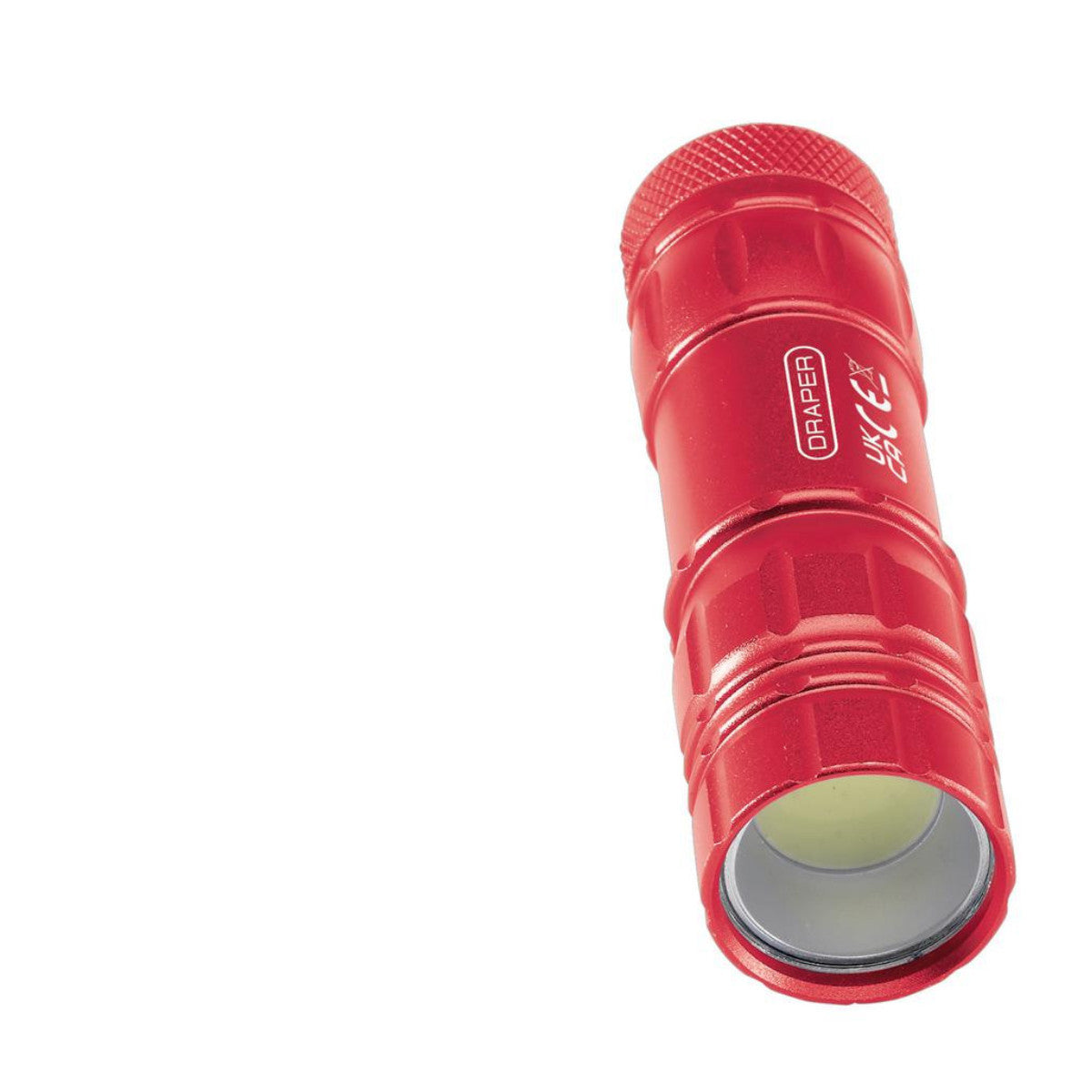 Draper COB LED Aluminium Hand Torch, 3W, 85 Lumens, 3 x AAA Batteries Supplied 90103