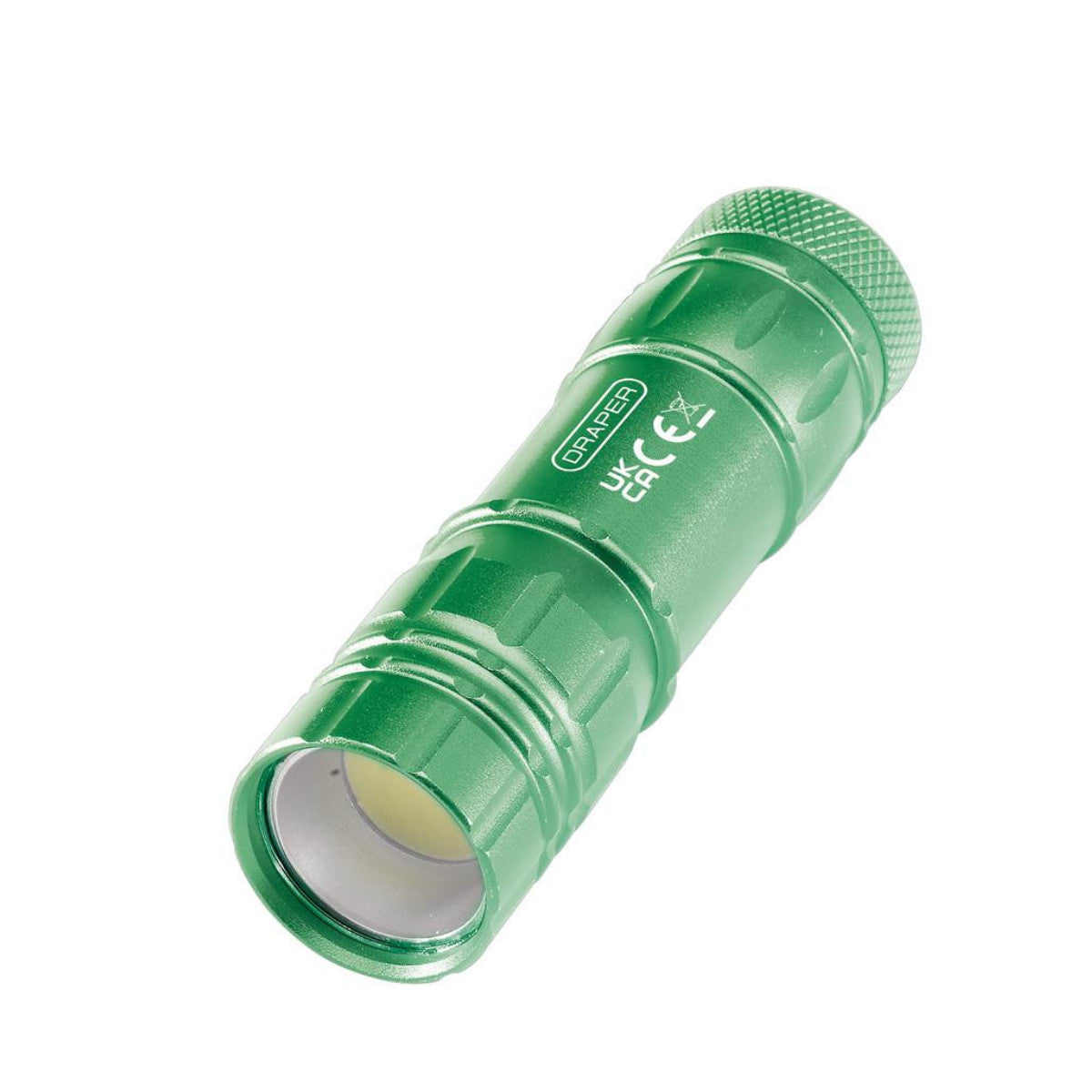 Draper COB LED Aluminium Hand Torch, 3W, 85 Lumens, 3 x AAA Batteries Supplied 90103