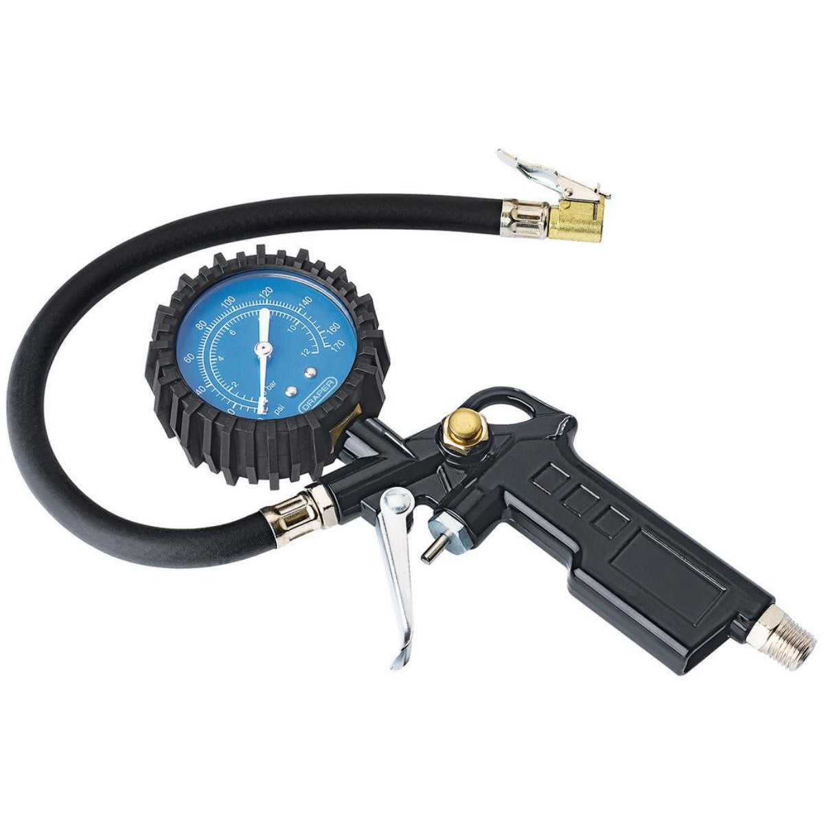 Draper Pistol-Grip Tyre Inflator 91273