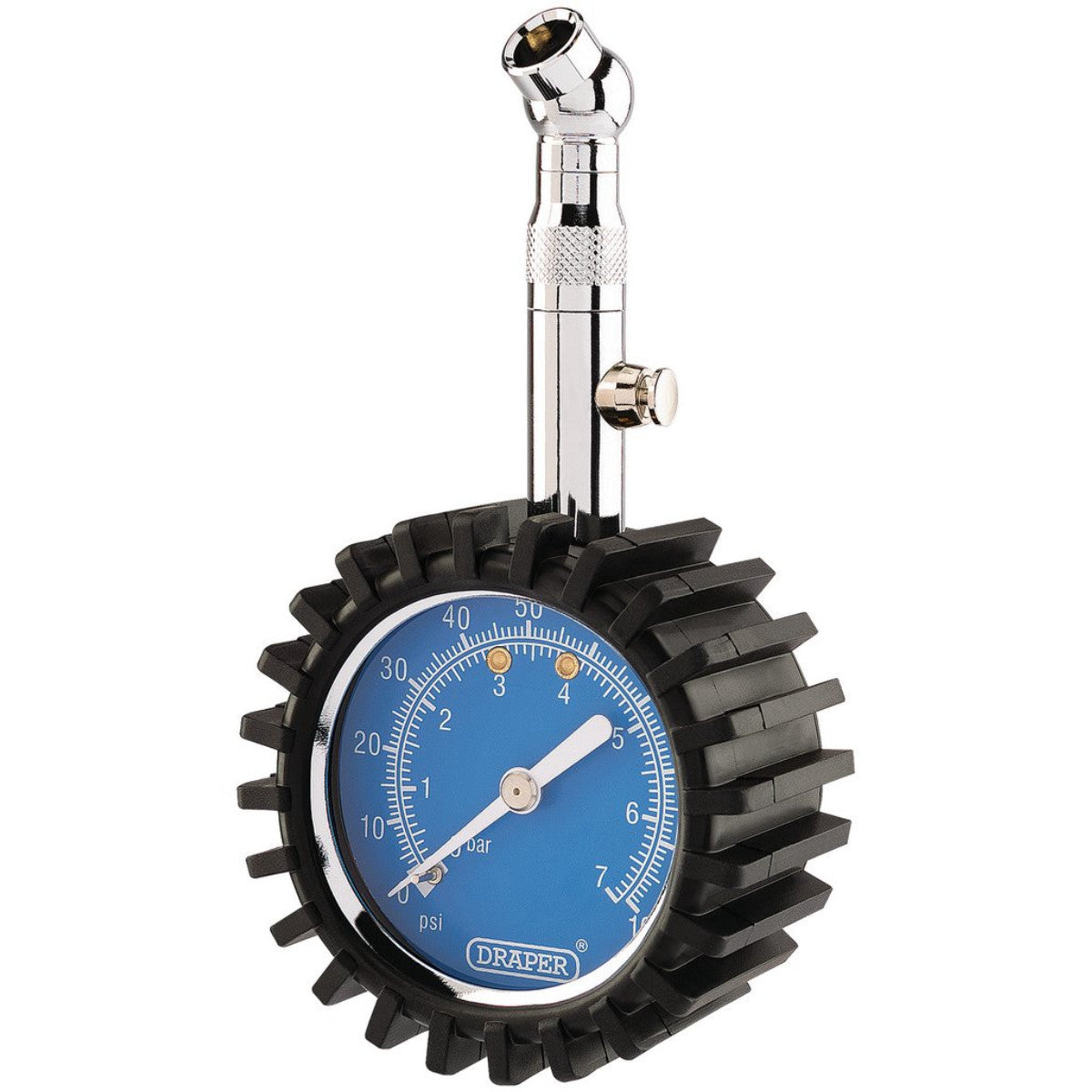 Draper Tyre Pressure Gauge, 0 - 100psi, 0 - 7bar 91347