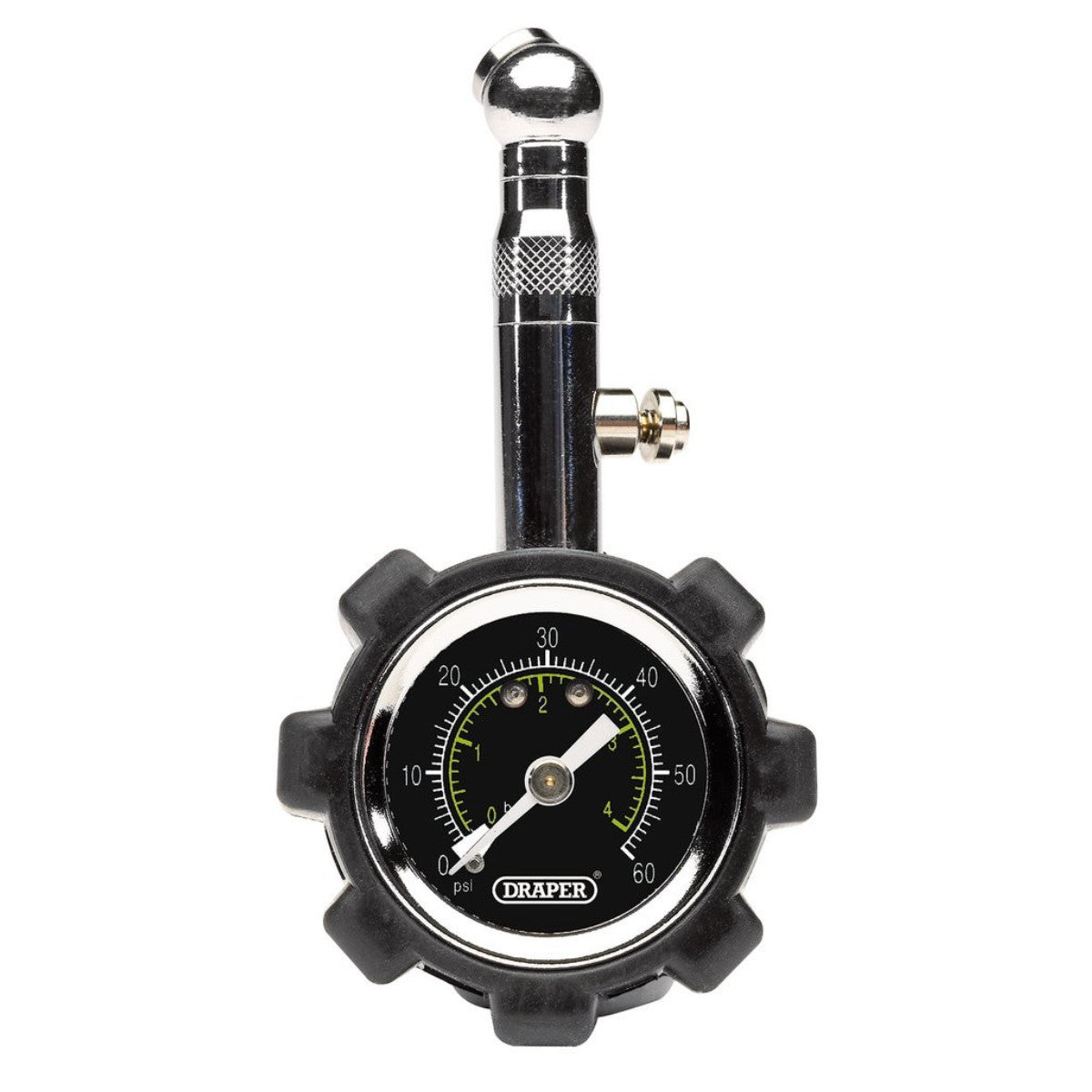 Draper Tyre Pressure Gauge TPGP, 0 - 60psi, 0 - 4 bar 91365