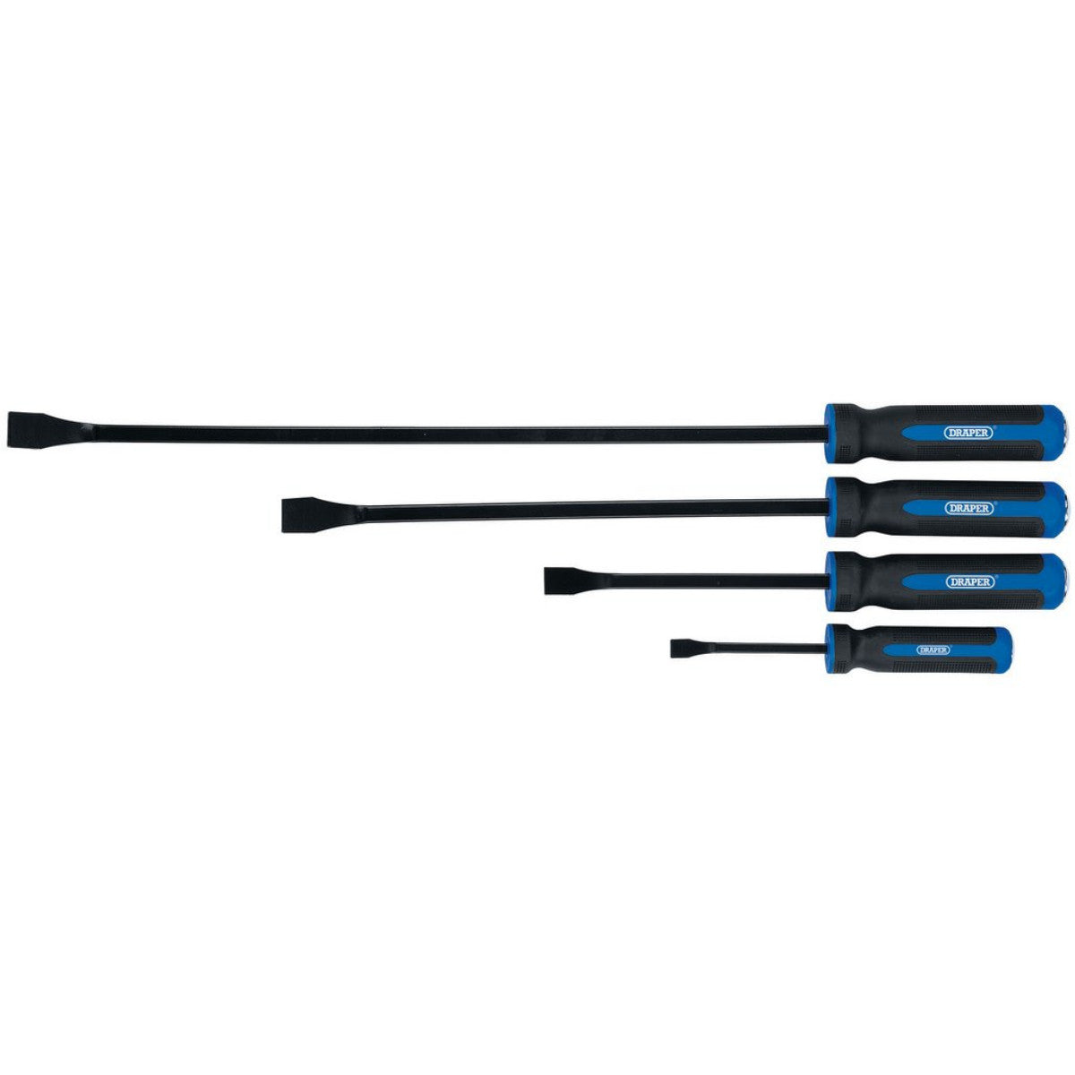 Draper 'Pound Thru' Soft Grip Pry Bar Set (4 Piece) 92034