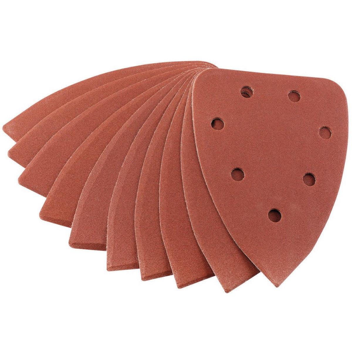 Draper Aluminium Oxide Sanding Sheets, 141 x 141 x 98mm, 240 Grit 92334