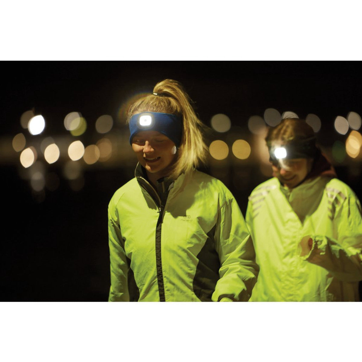 Draper Headband with USB Rechargeable LED Torch, 1W, Blue, One Size 95171