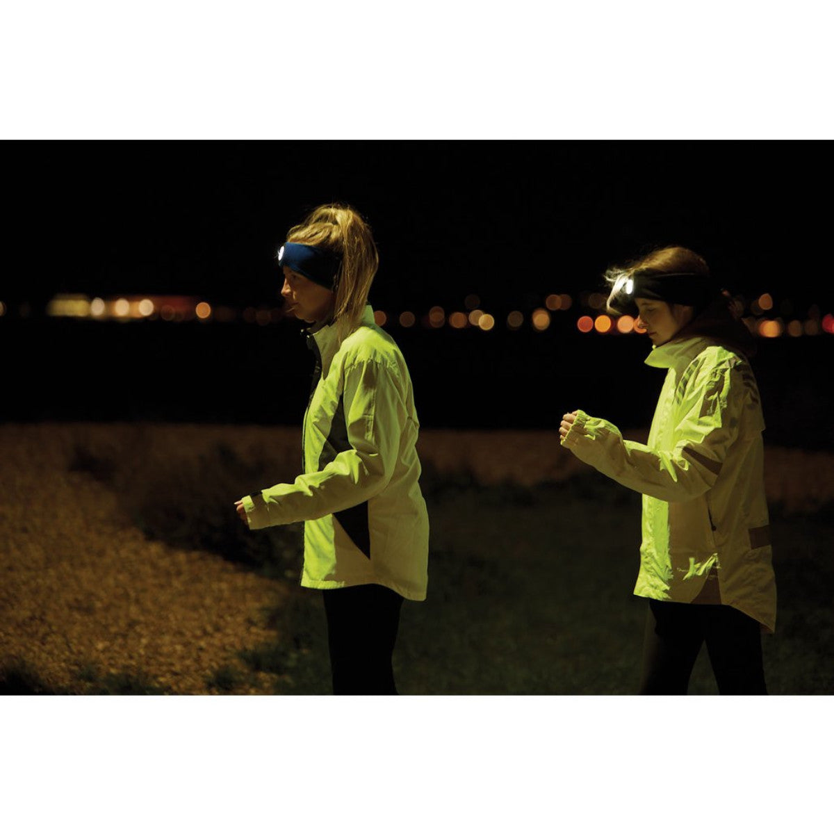 Draper Headband with USB Rechargeable LED Torch, 1W, Blue, One Size 95171