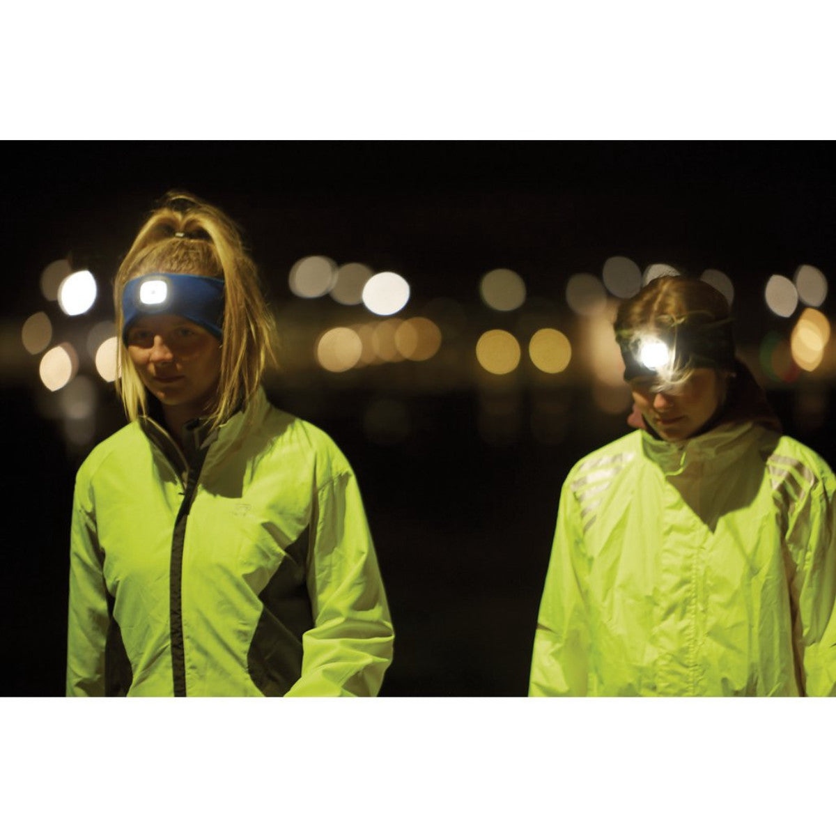 Draper Headband with USB Rechargeable LED Torch, 1W, Blue, One Size 95171