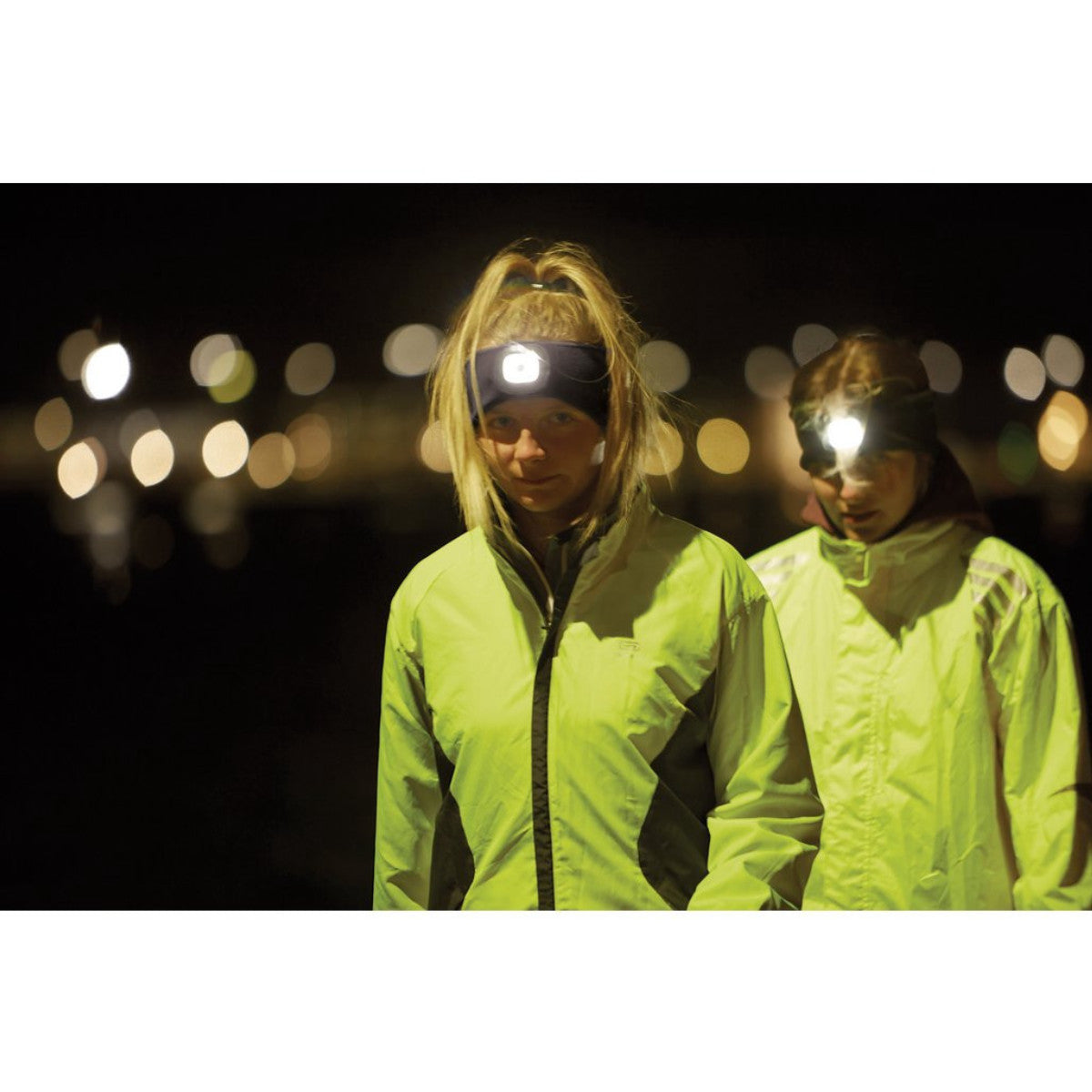 Draper Headband with USB Rechargeable LED Torch, 1W, Black, One Size 95172