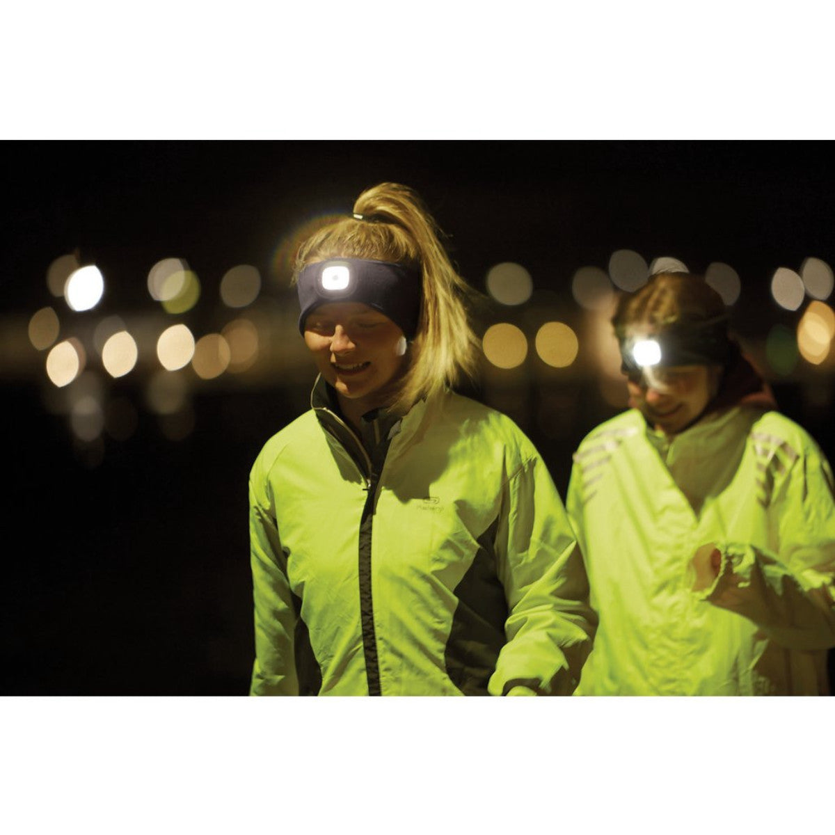 Draper Headband with USB Rechargeable LED Torch, 1W, Black, One Size 95172