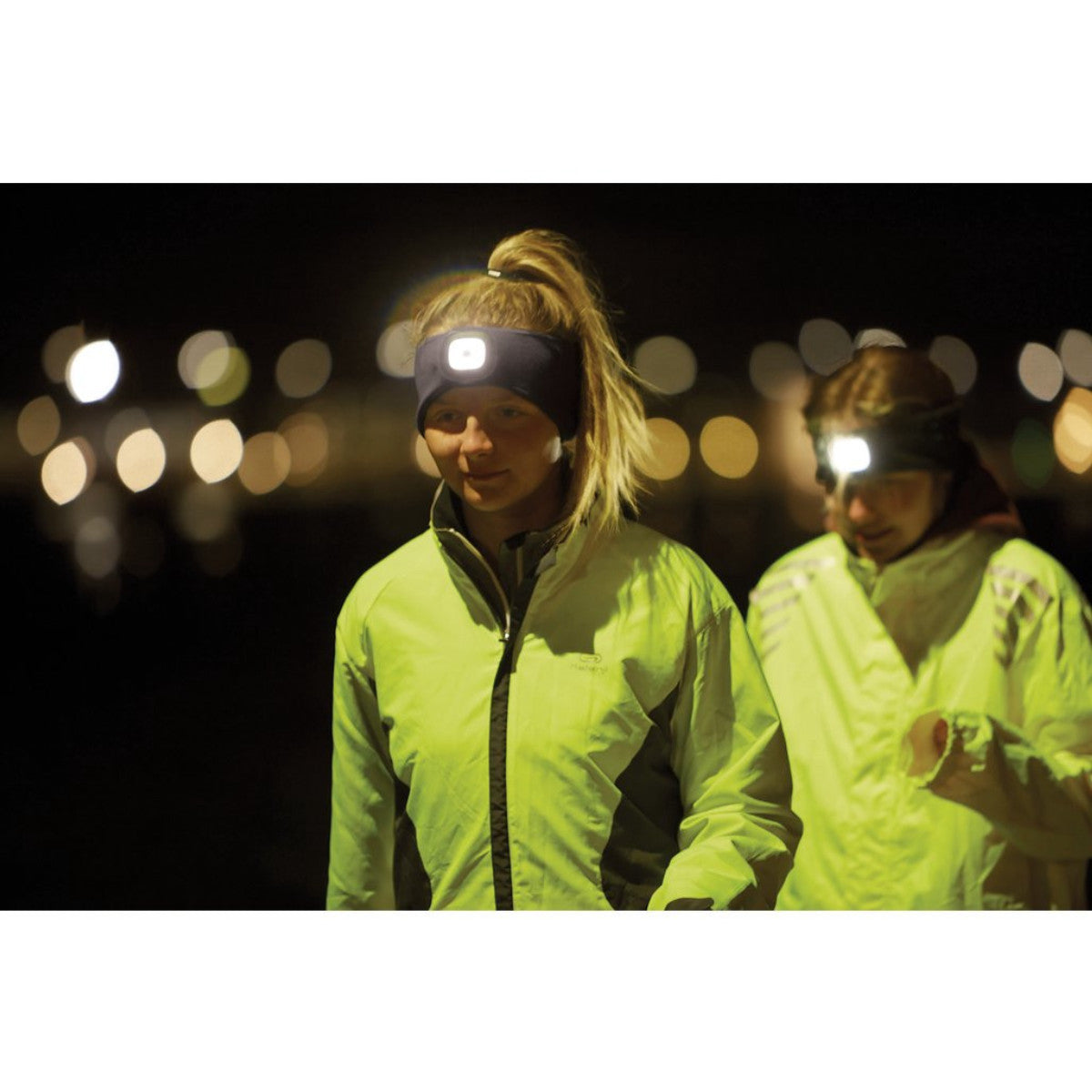 Draper Headband with USB Rechargeable LED Torch, 1W, Black, One Size 95172