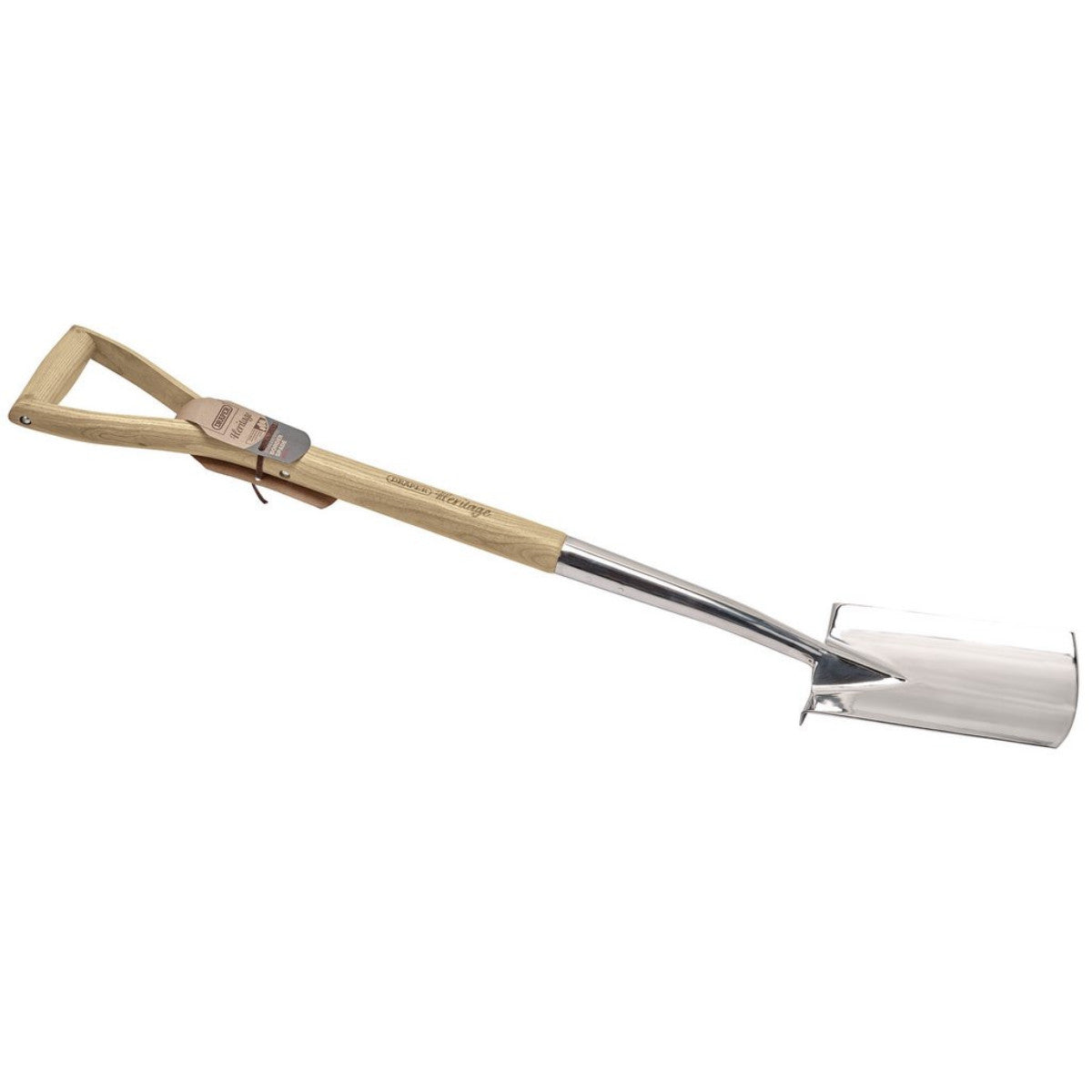 Draper Heritage Stainless Steel Border Spade with Ash Handle 99012