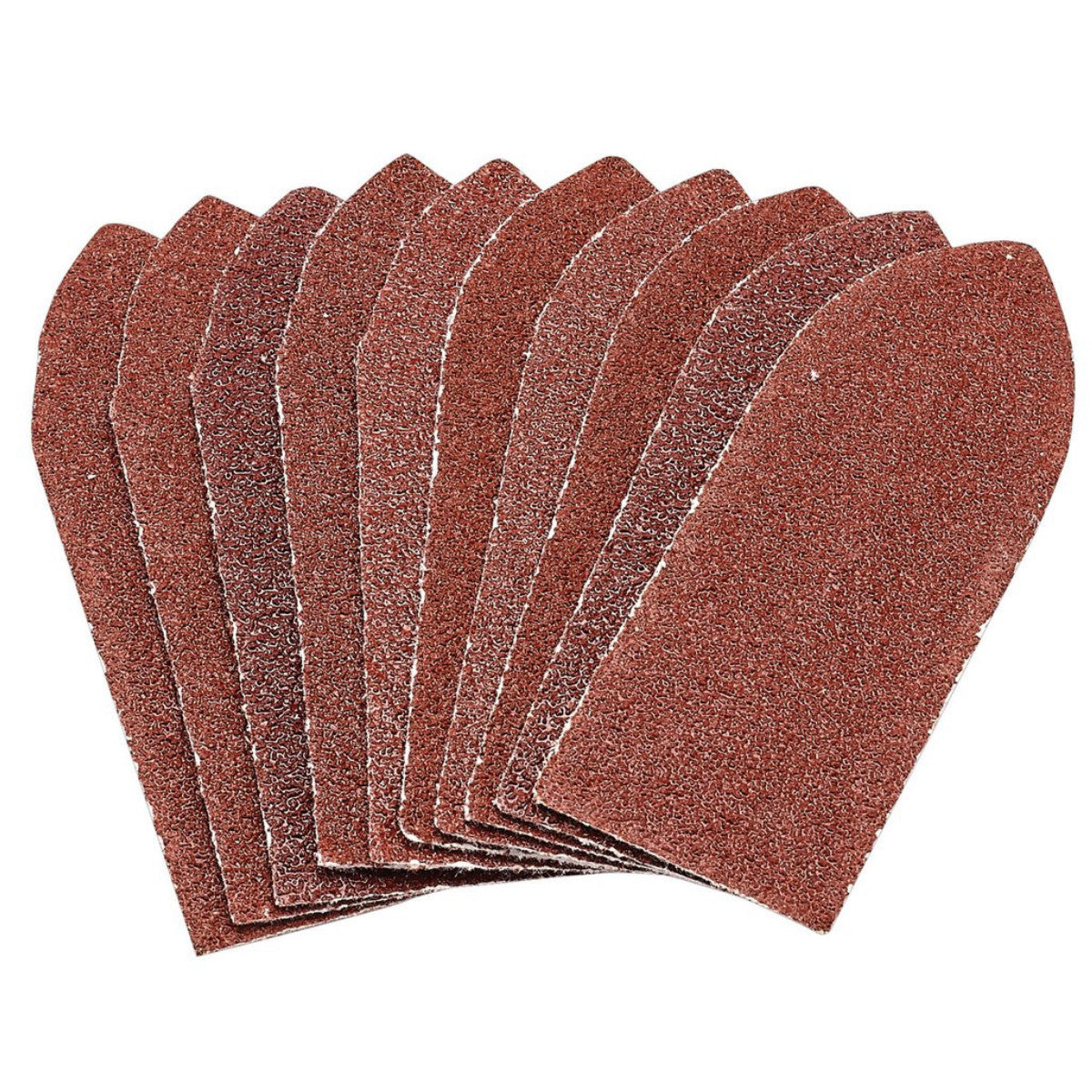 Draper Hook and Loop Aluminium Oxide Sanding Sheets, 32 x 92mm, 60 Grit (Pack of 10) 99260