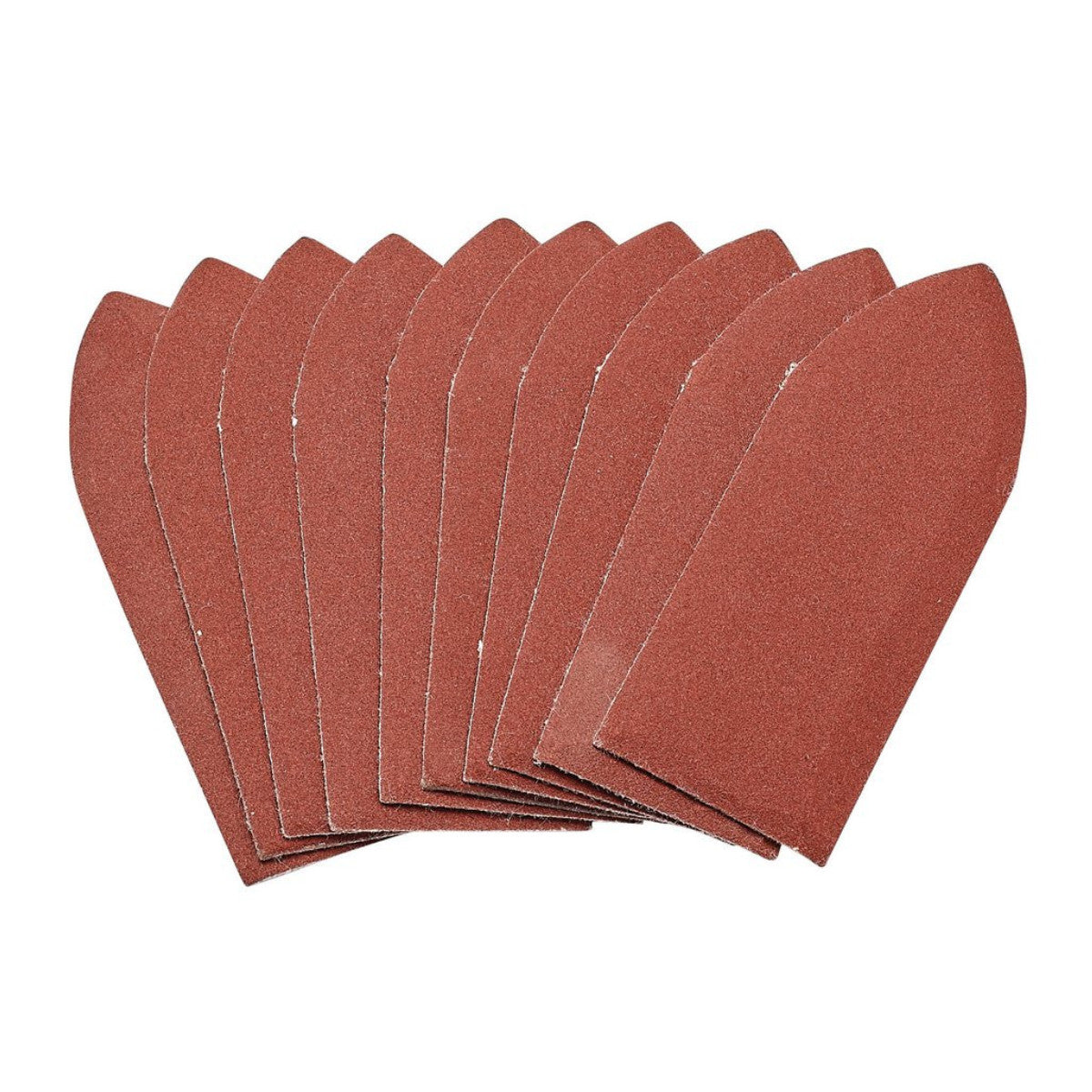 Draper Hook and Loop Aluminium Oxide Sanding Sheets, 32 x 92mm, 240 Grit (Pack of 10) 99263