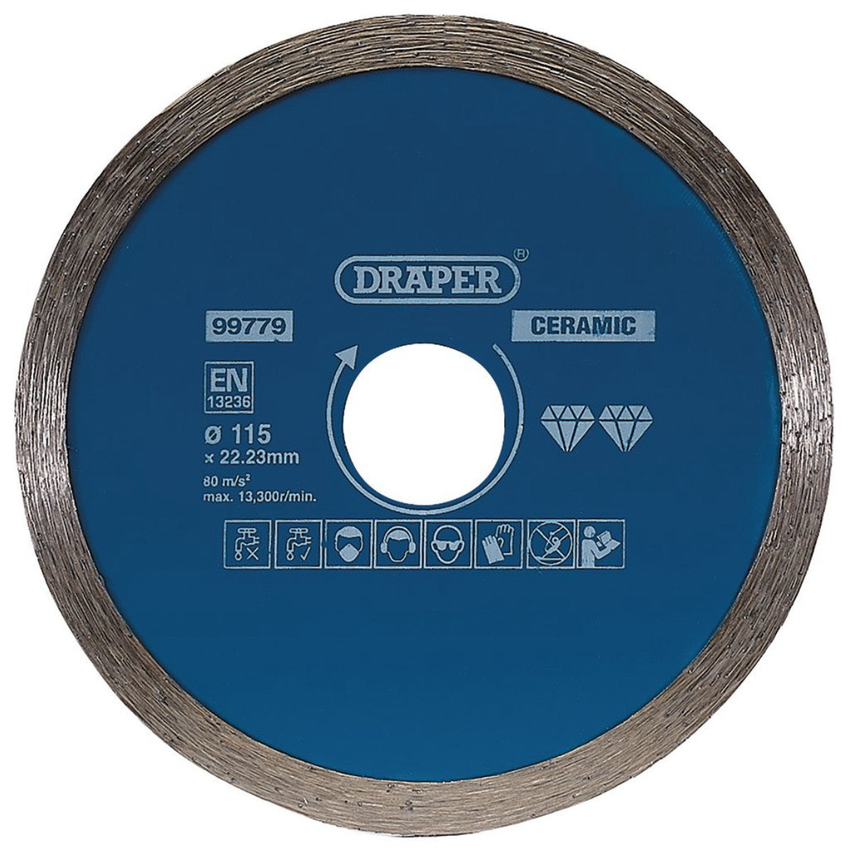 Draper Continuous Diamond Blade, 115mm 99779