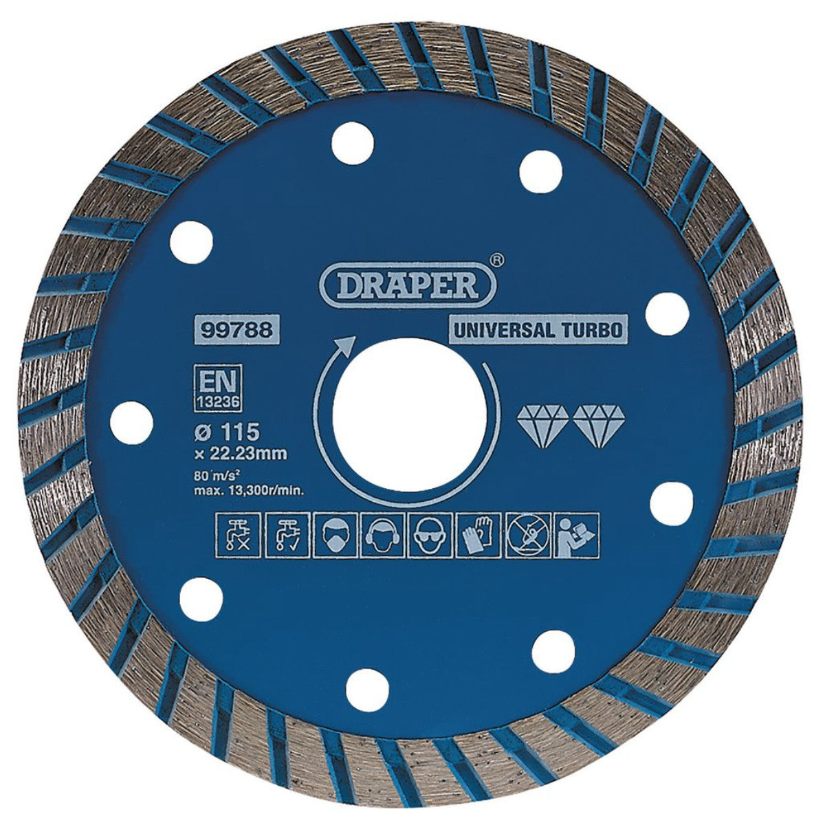 Draper Turbo Diamond Blade, 115mm 99788