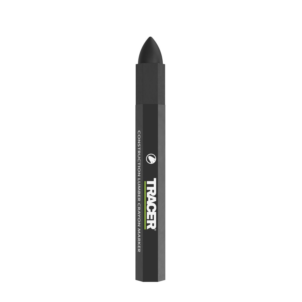 TRACER Construction Lumber Crayon Markers (12pk) - Black ACM1