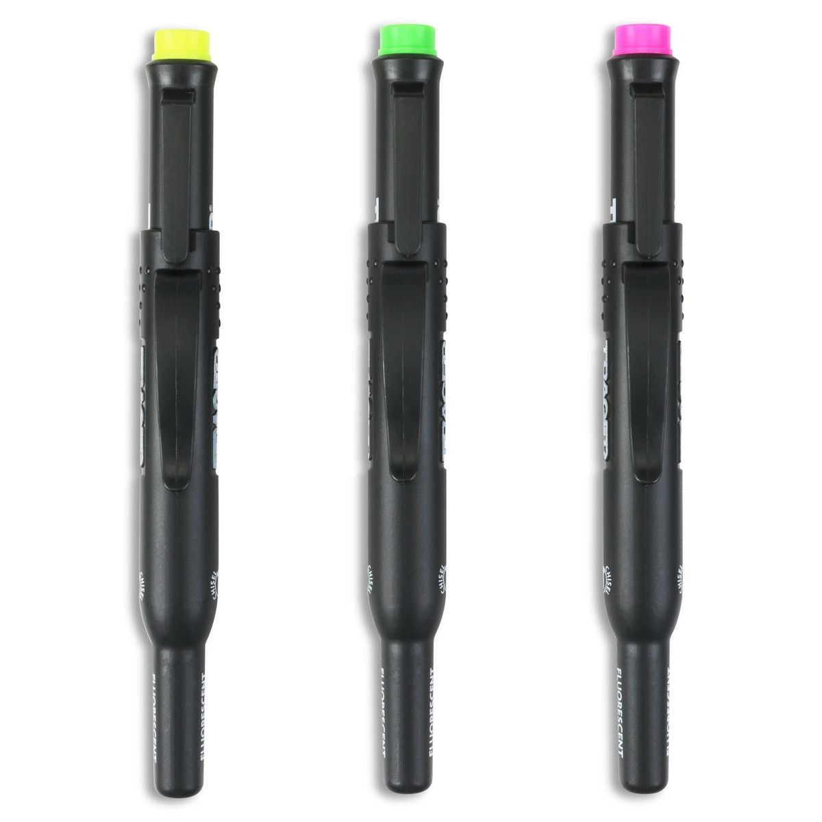 TRACER Fluorescent Highlighter Kit (Green, Yellow, Pink) (plastic free) AFH-MK3-PF