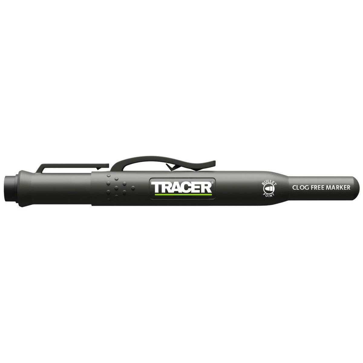 TRACER Clog Free Marker Black (Loose)  (Box of 10) w/ barcodes Each Pencil with UV laser etching barcode ALCF1
