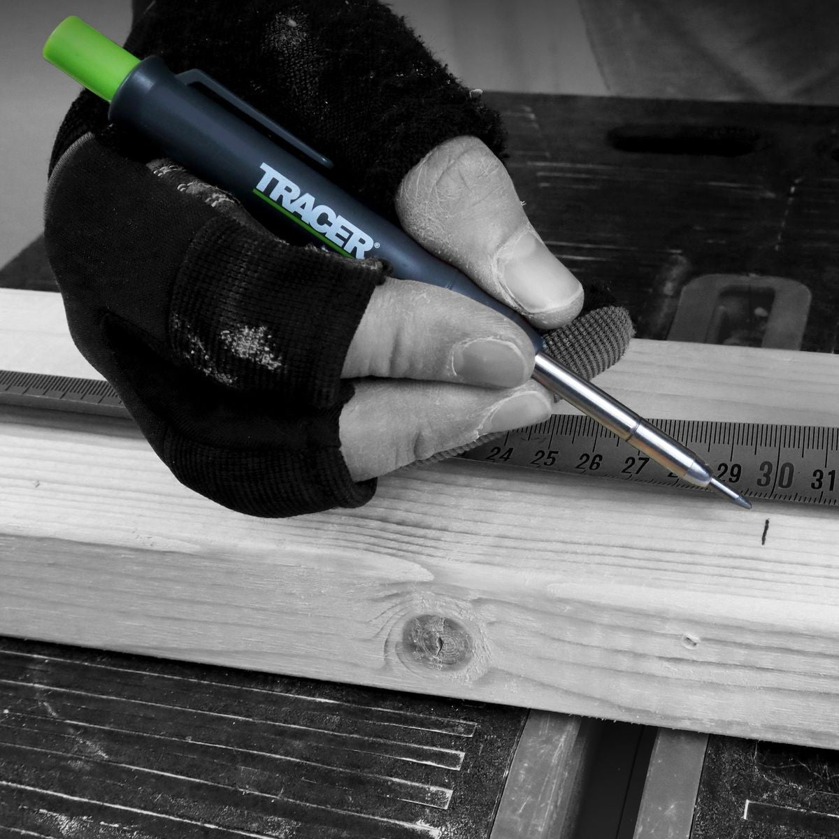TRACER Marking Kit - Deep Hole Marker Pen, Pencil and ALH1 Lead set with Holsters AMK3