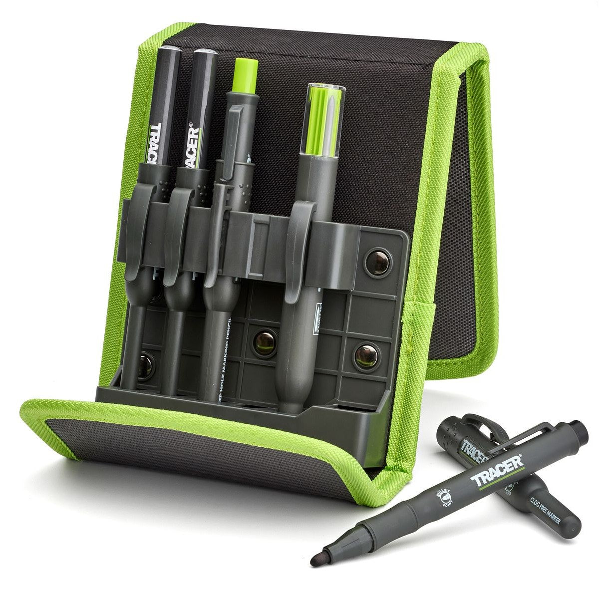 TRACER 5PC Construction Marker Kit with storage case AMK5
