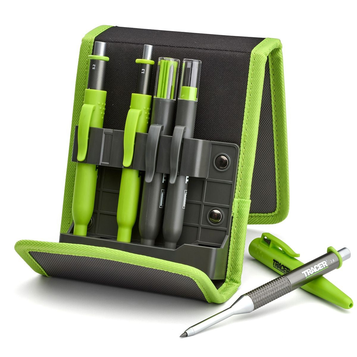 TRACER 5PC Construction Marker Kit with storage case AMK5-PRO