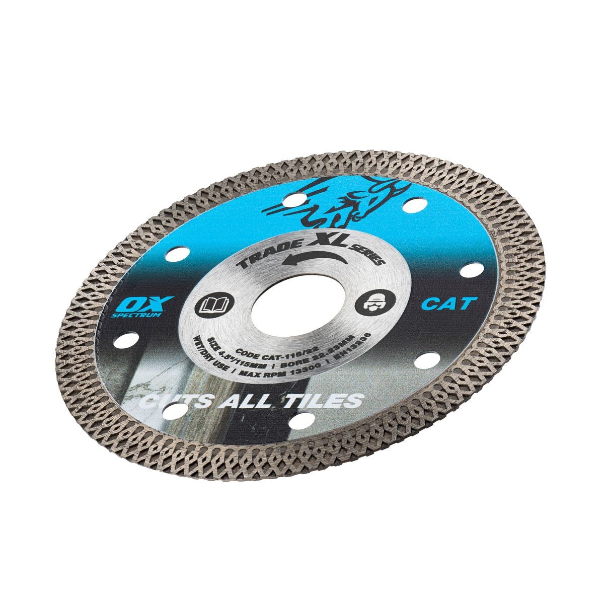 OX XL Cuts All Tiles Diamond Blade - 115/22.23mm CAT-115/22