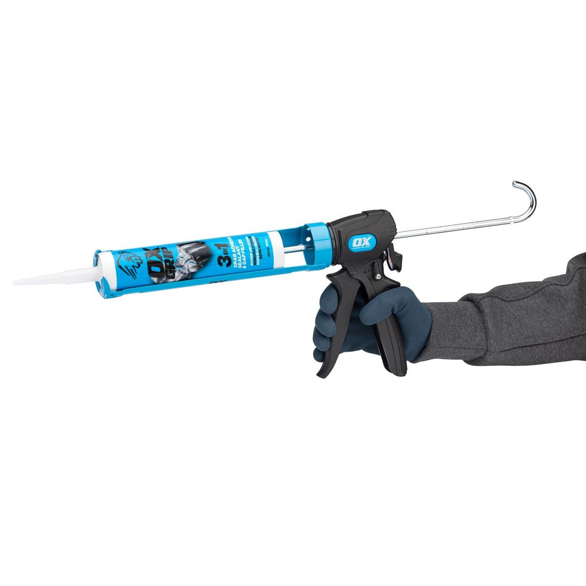 OX Dual Thrust Caulking Gun – 400ml OX-P045440