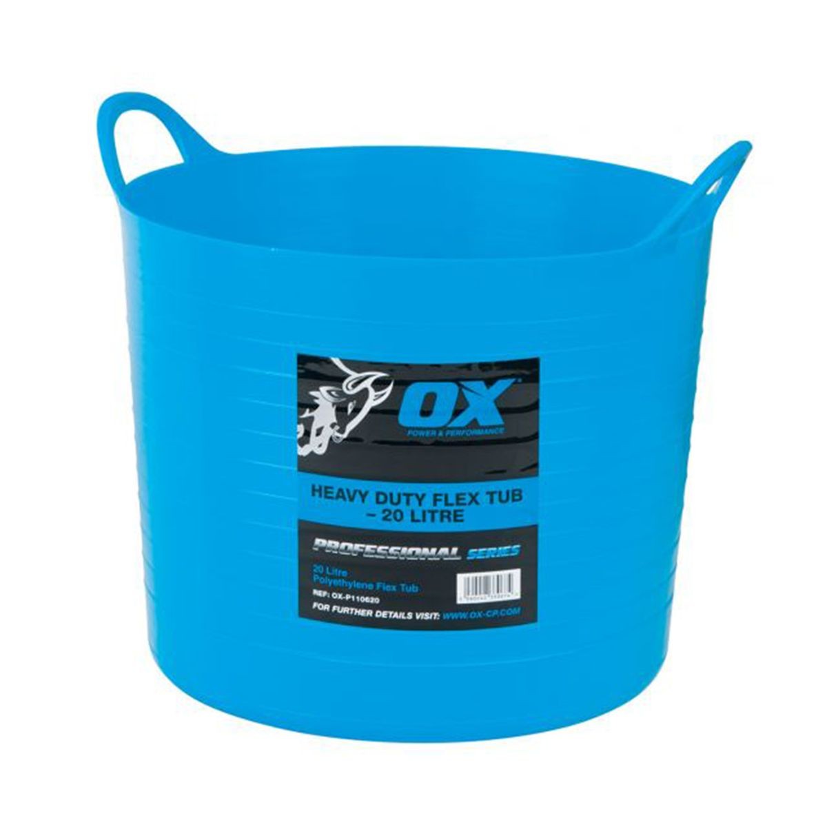 OX Heavy Duty 20L Flexi Tub OX-P110620