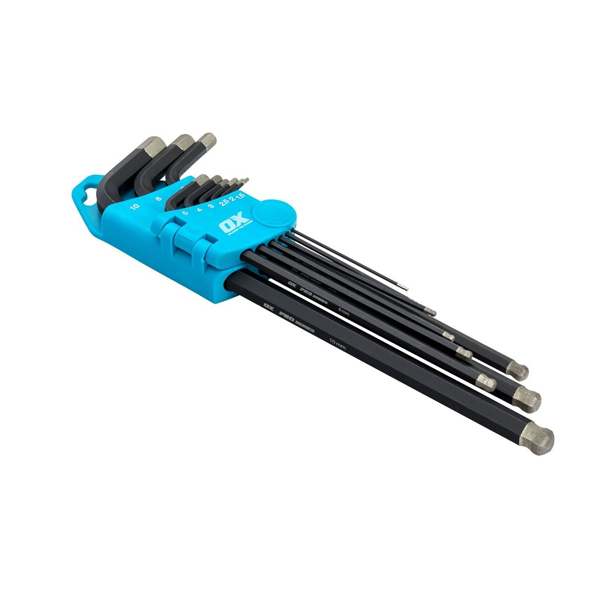 OX Diamond Tipped Hex Key Set - 9 Piece, Metric 1.5 - 10mm OX-P322409