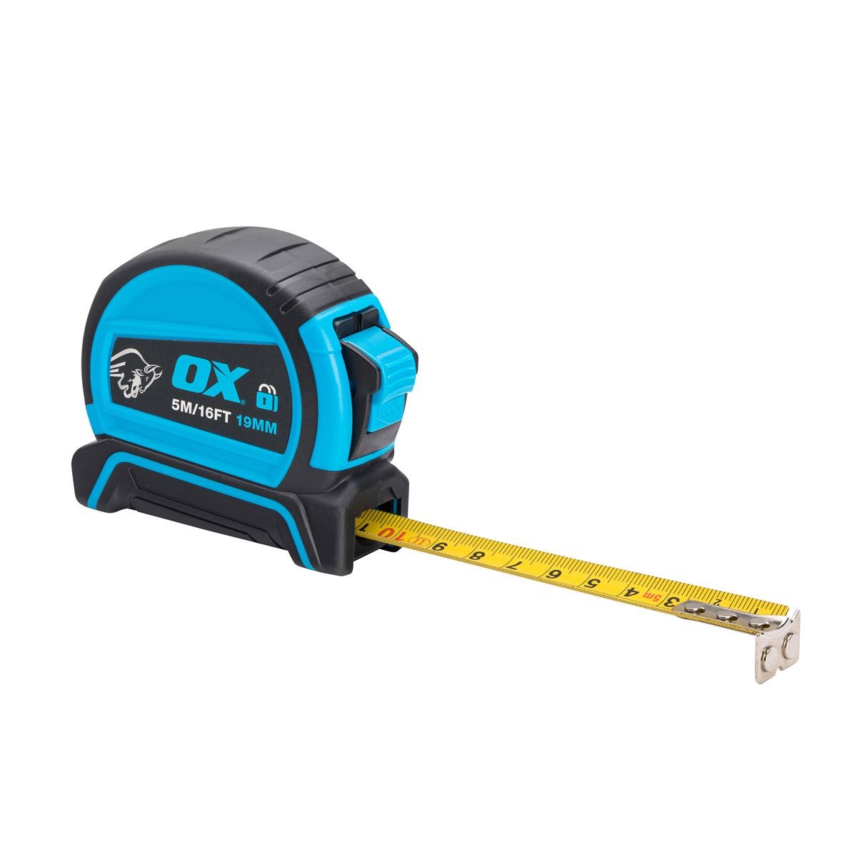 OX Double Locking Tape Measure - 5m OX-P505205