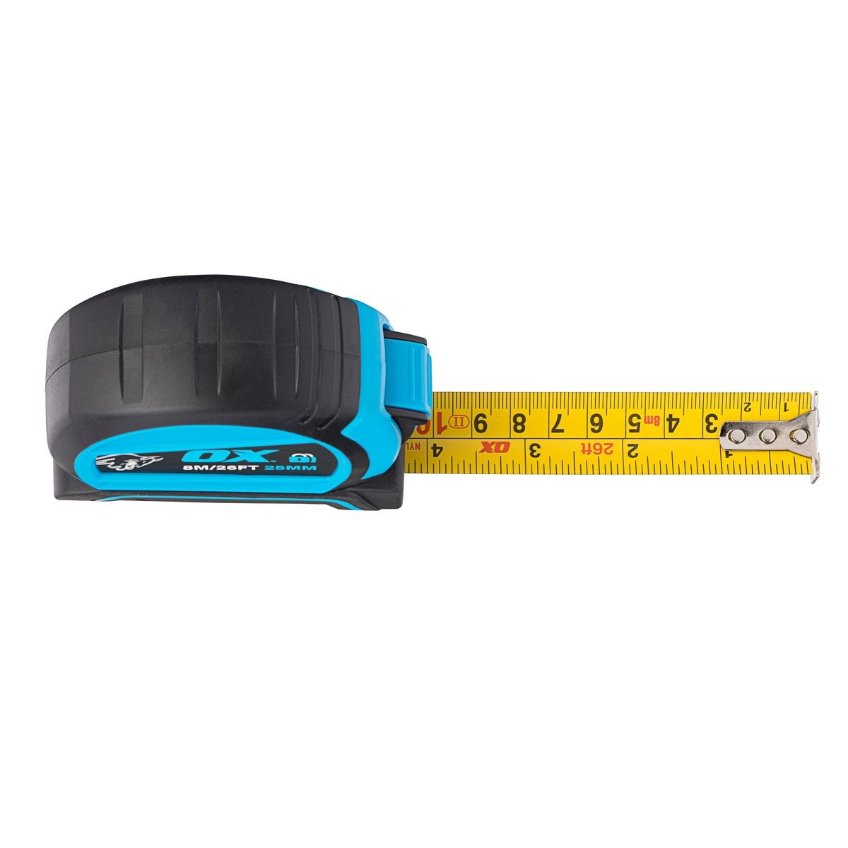 OX Double Locking Tape Measure - 8m OX-P505208