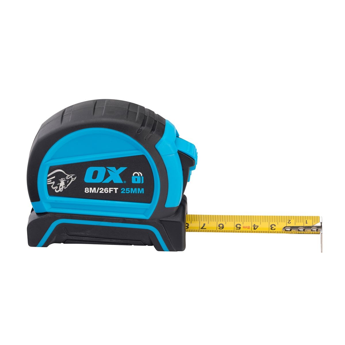 OX Dual Auto Locking Tape Measure Twin Pack - 8m OX-P505488