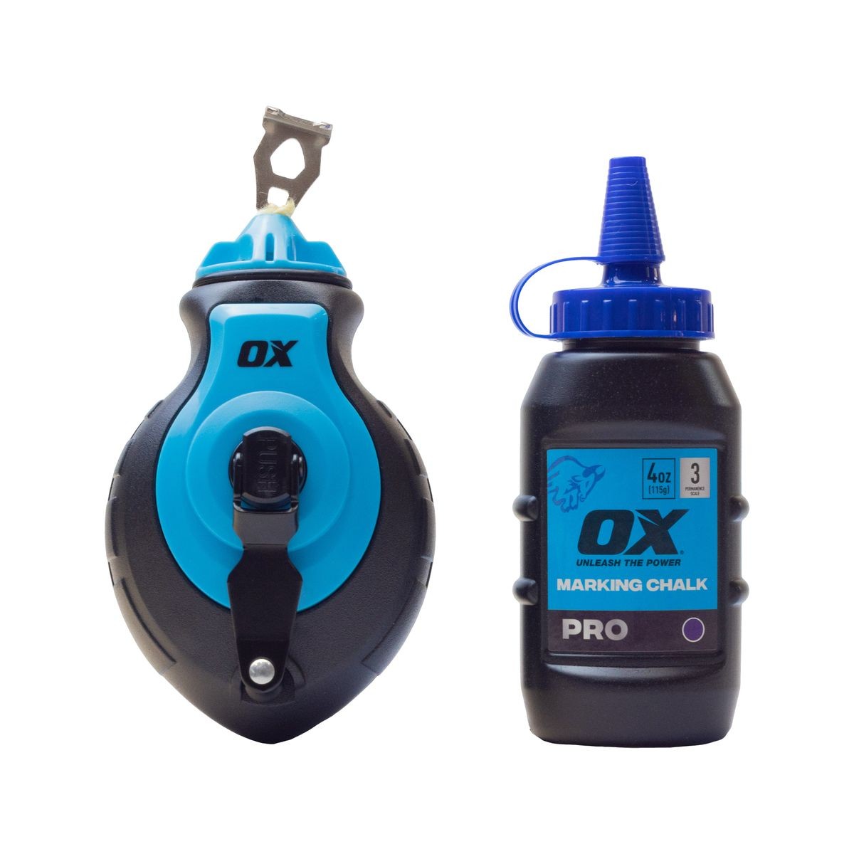 OX Aluminium Kevlar Chalk Line Reel and Refill OX-P506302