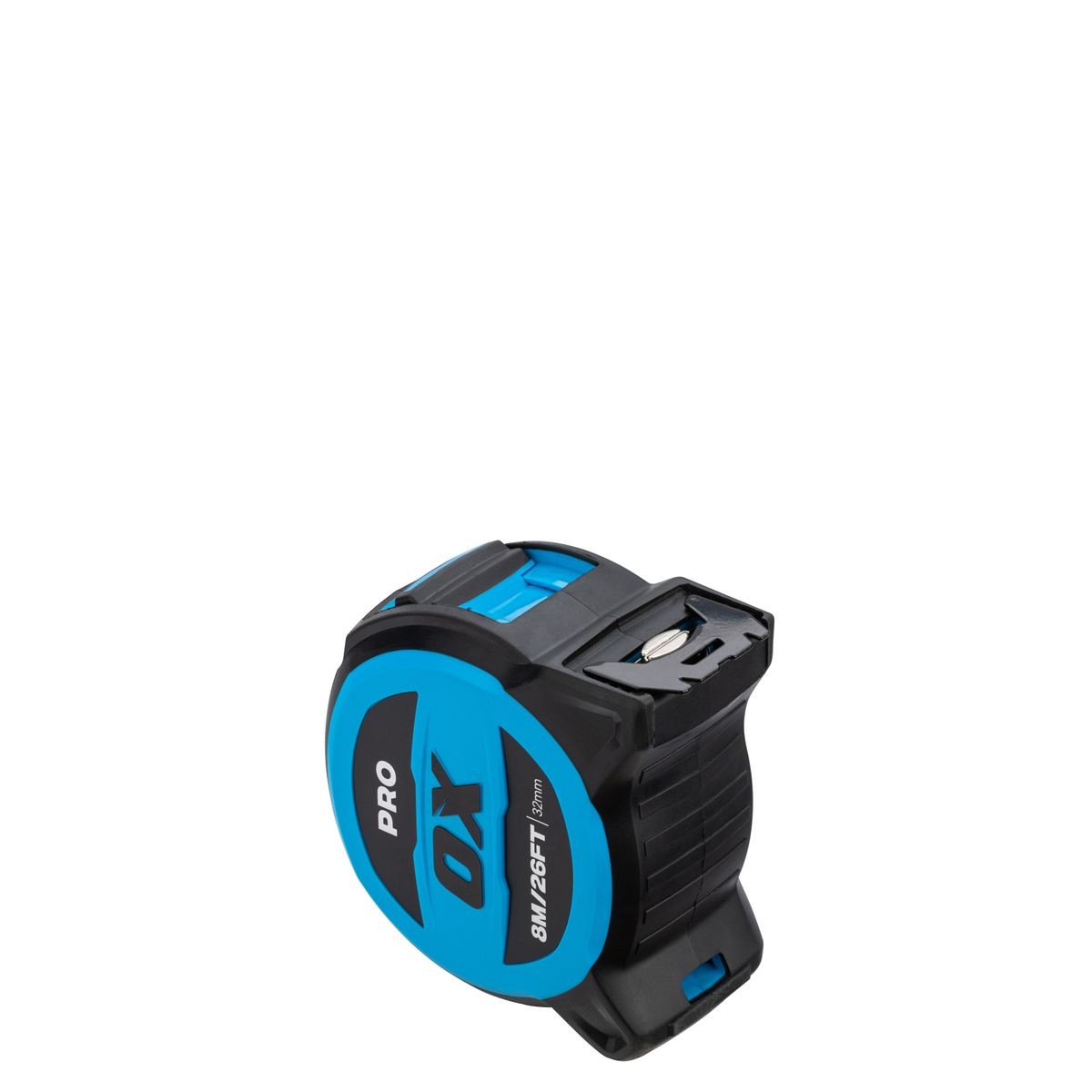 OX 8m/26ft Tuff Blade Tape Measure - Magnetic Dual Hook & 32mm Wide Blade OX-P506408