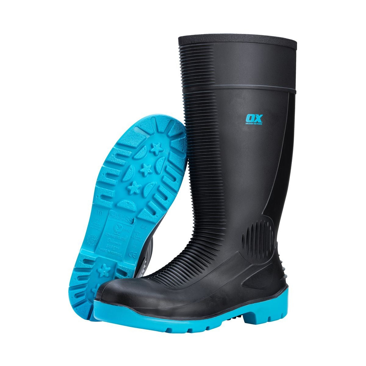 OX Water Proof Safety Boot (PVC) , Size 10 OX-S242410