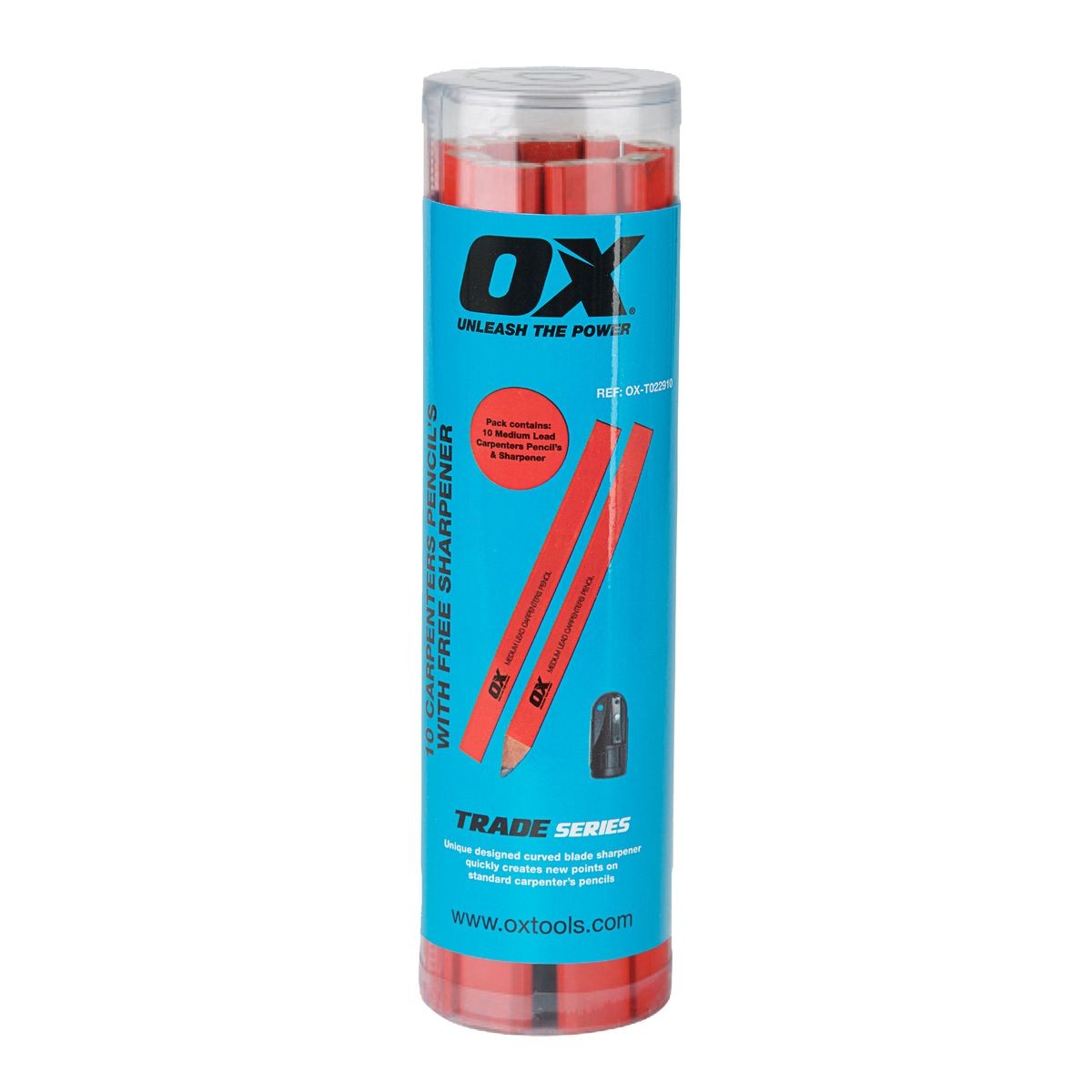 OX Medium Red Carpenters Pencils - 10 pack OX-T022910