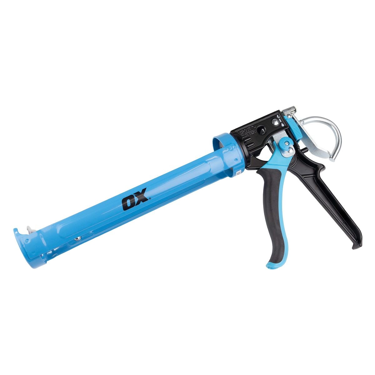 OX 400ml Heavy Duty Caulk Gun | 25:1 /12:1 Dual Thrust Ratio OX-T046507