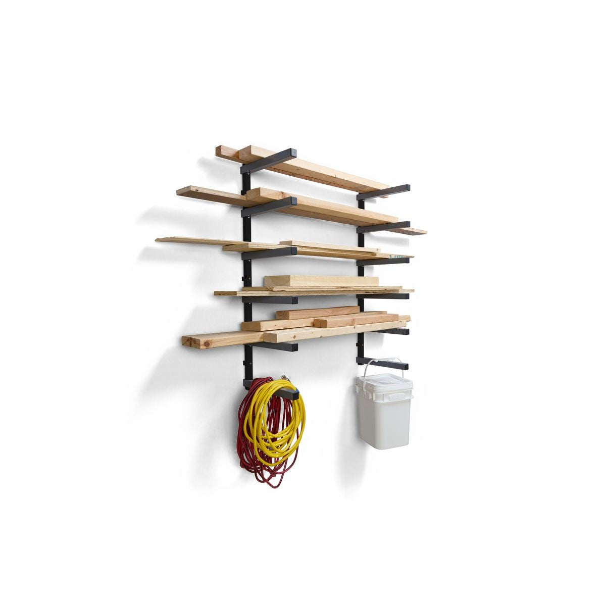 BORA Wood Rack 6 Tier - Gray/Black PBR-006B
